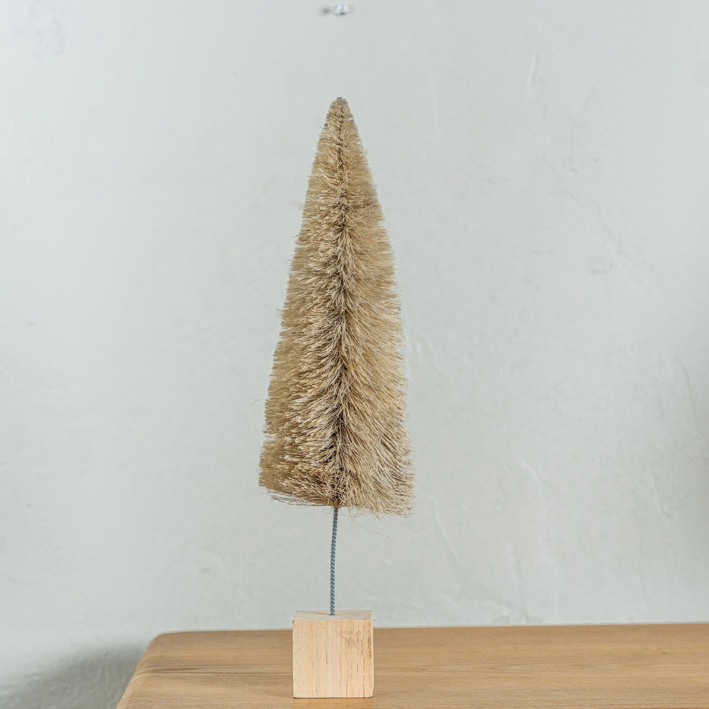 15" Bottle Brush Tree with Block Base