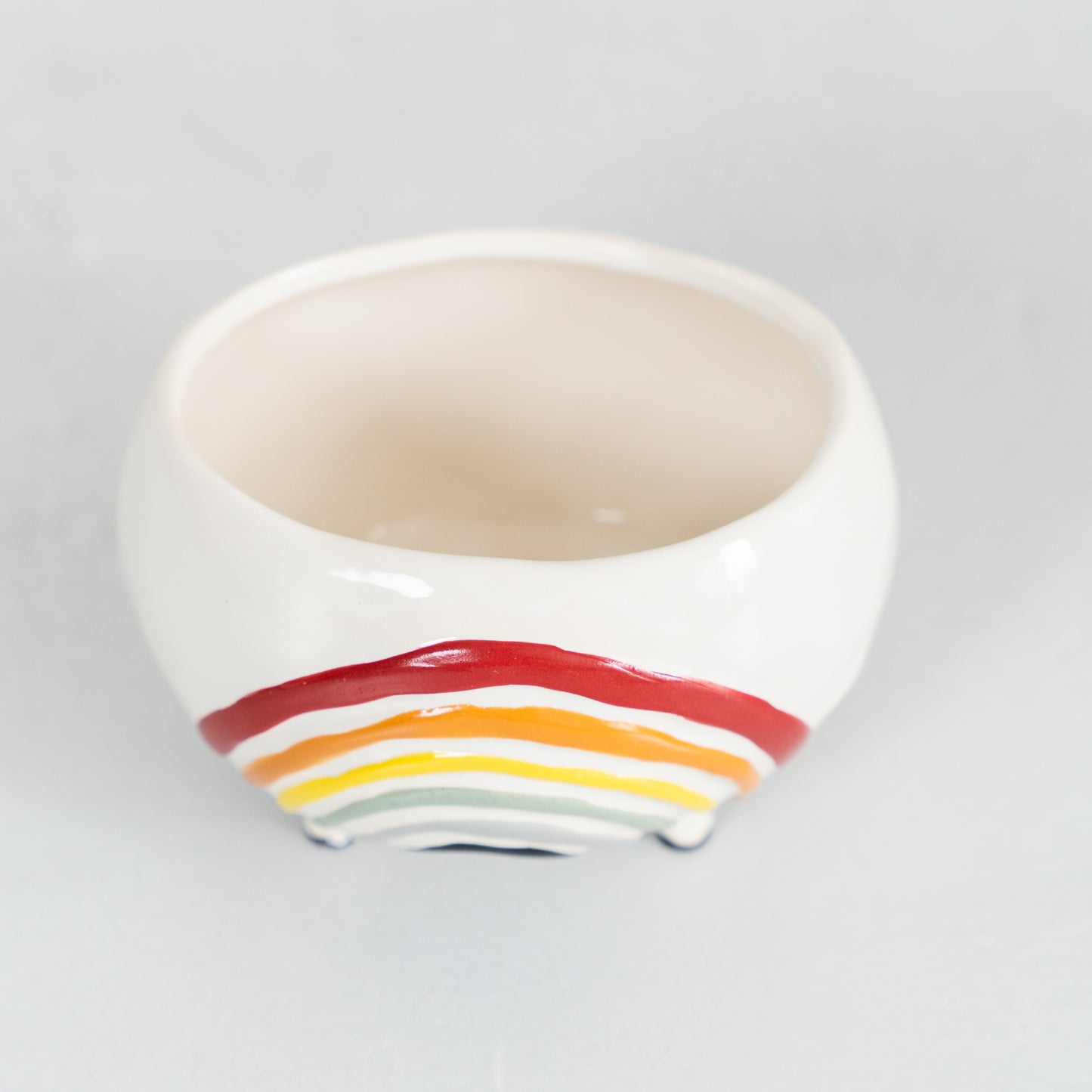 Colorful Arches Footed Planter