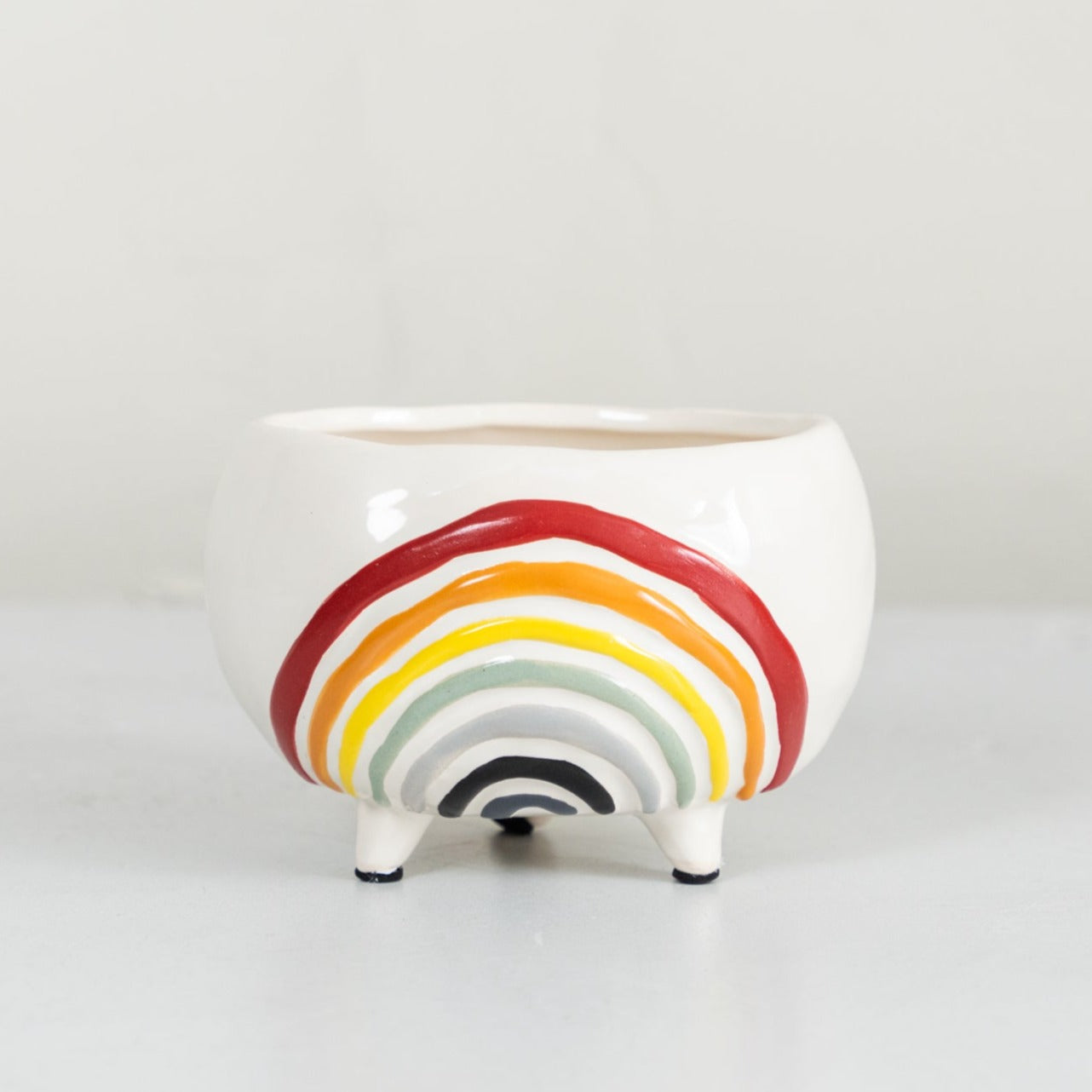 Colorful Arches Footed Planter