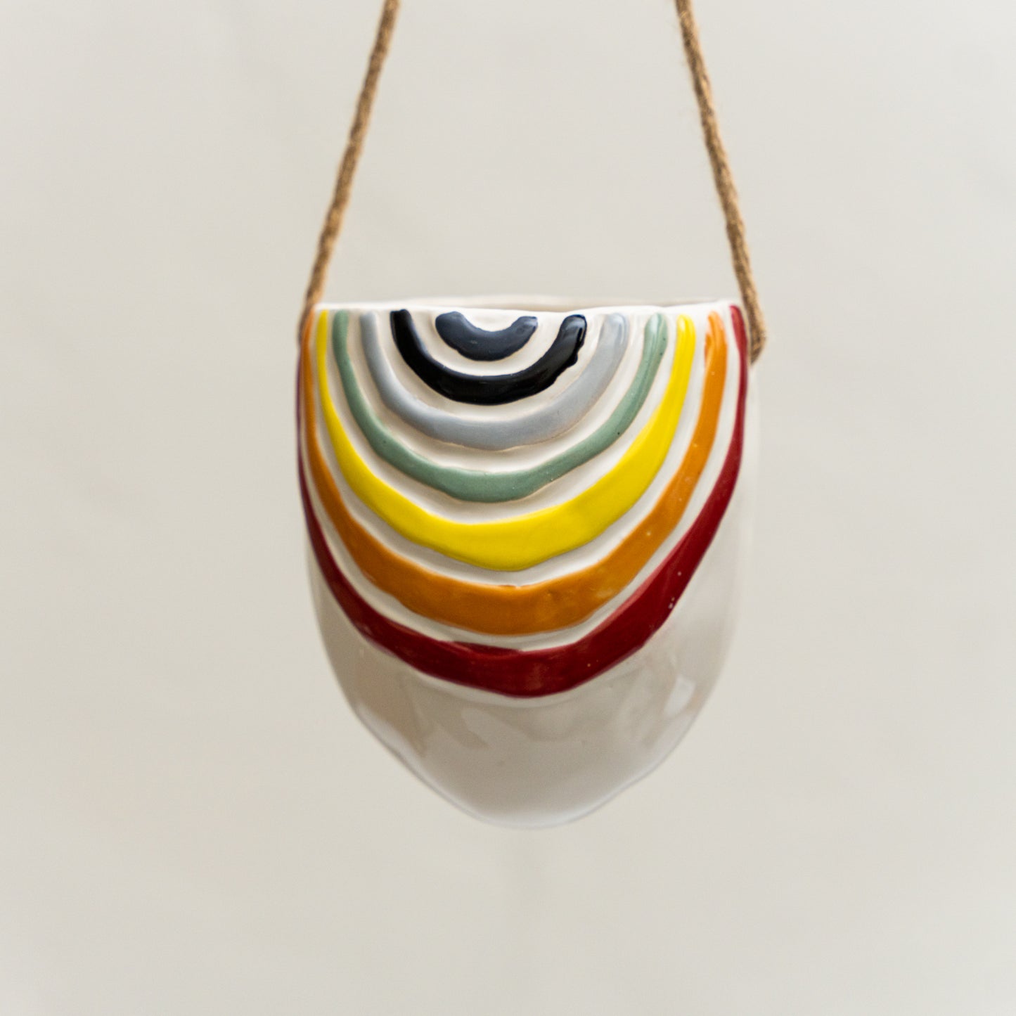 Colorful Arches Hanging Planter