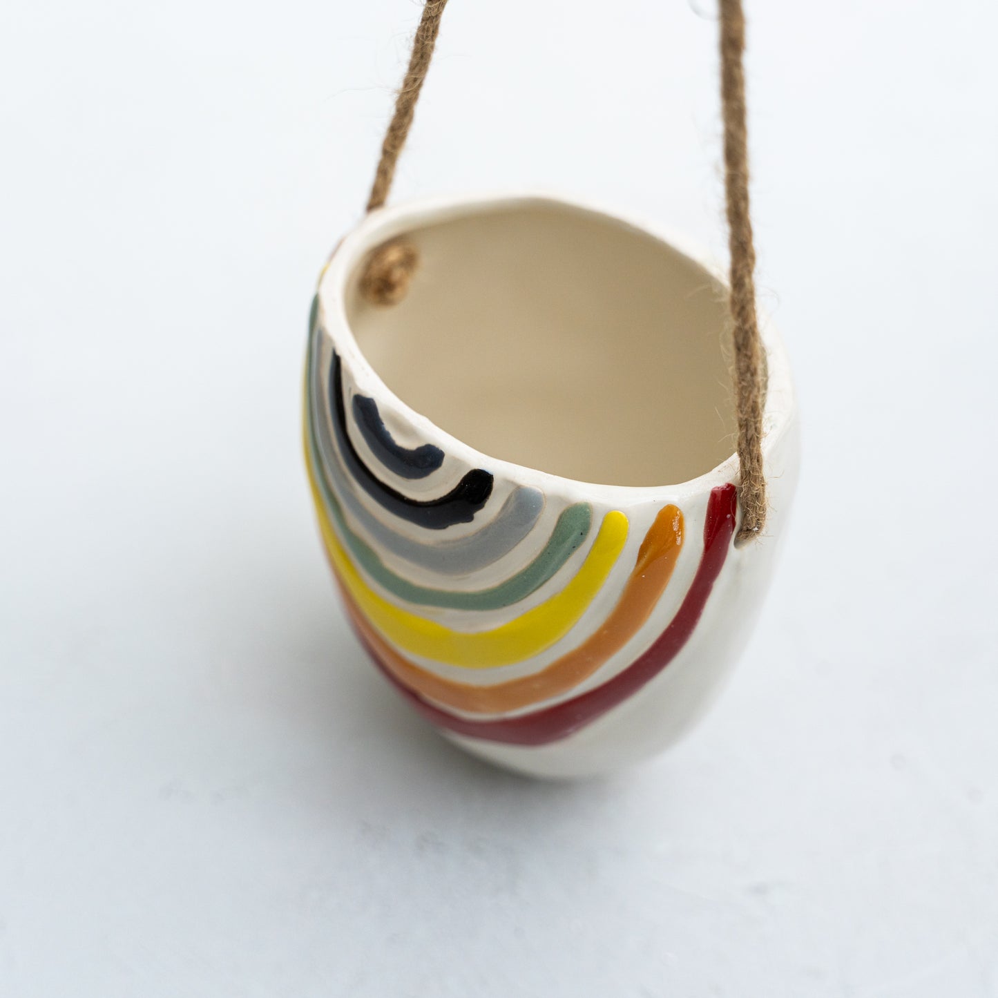 Colorful Arches Hanging Planter