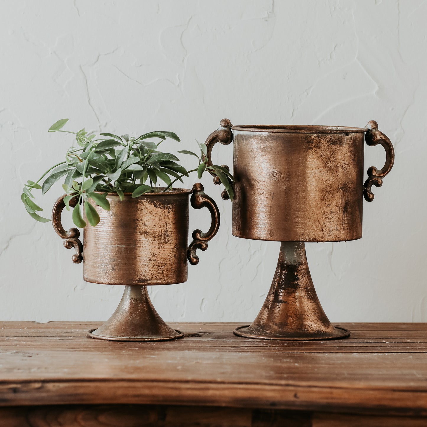 Antique Copper Planter