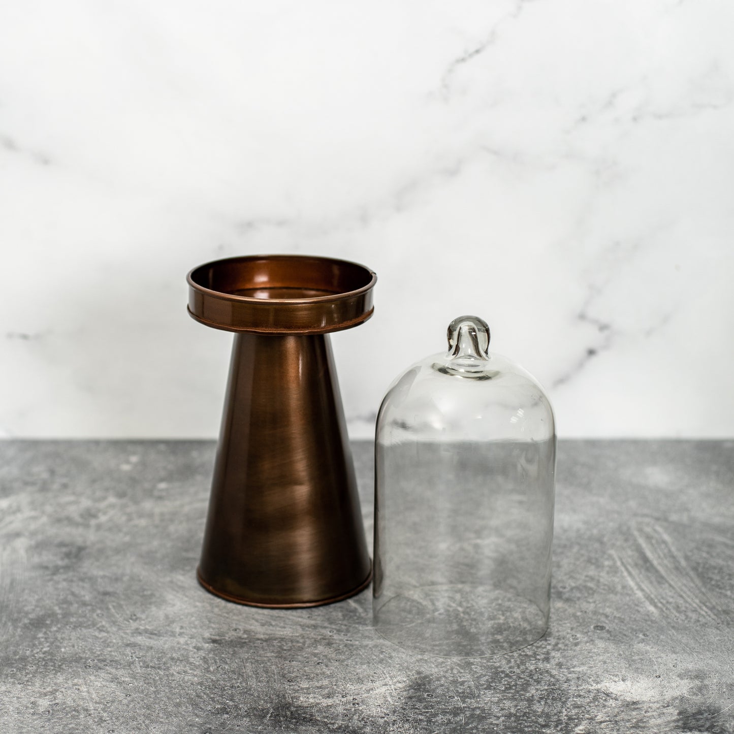 Copper Finish Display Stands