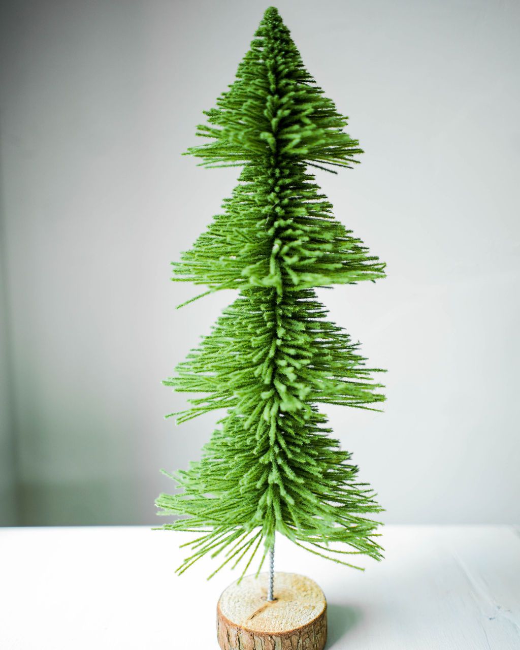 Green Bottle Brush Trees, Three Sizes