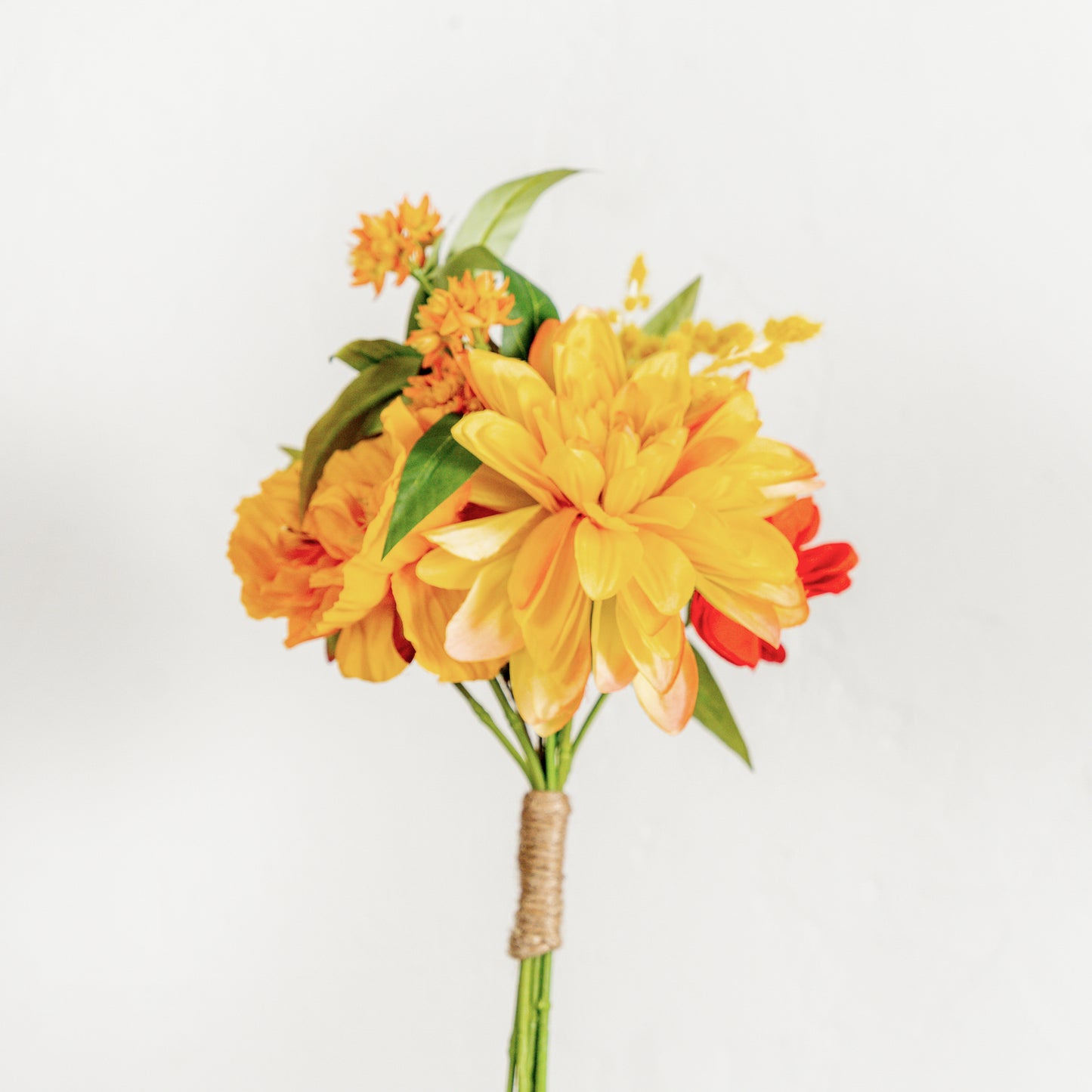 Dahlia and Acacia Mixed Bouquet