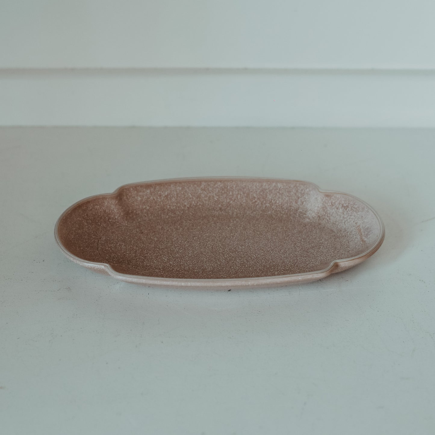 Oval Scalloped Plate