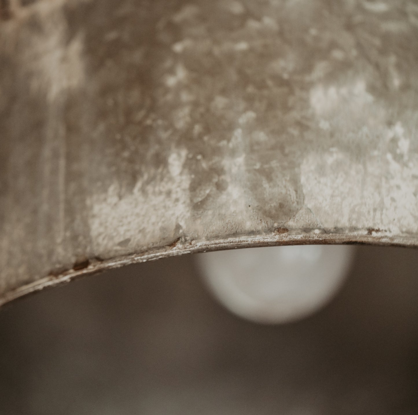Galvanized Pendant Light