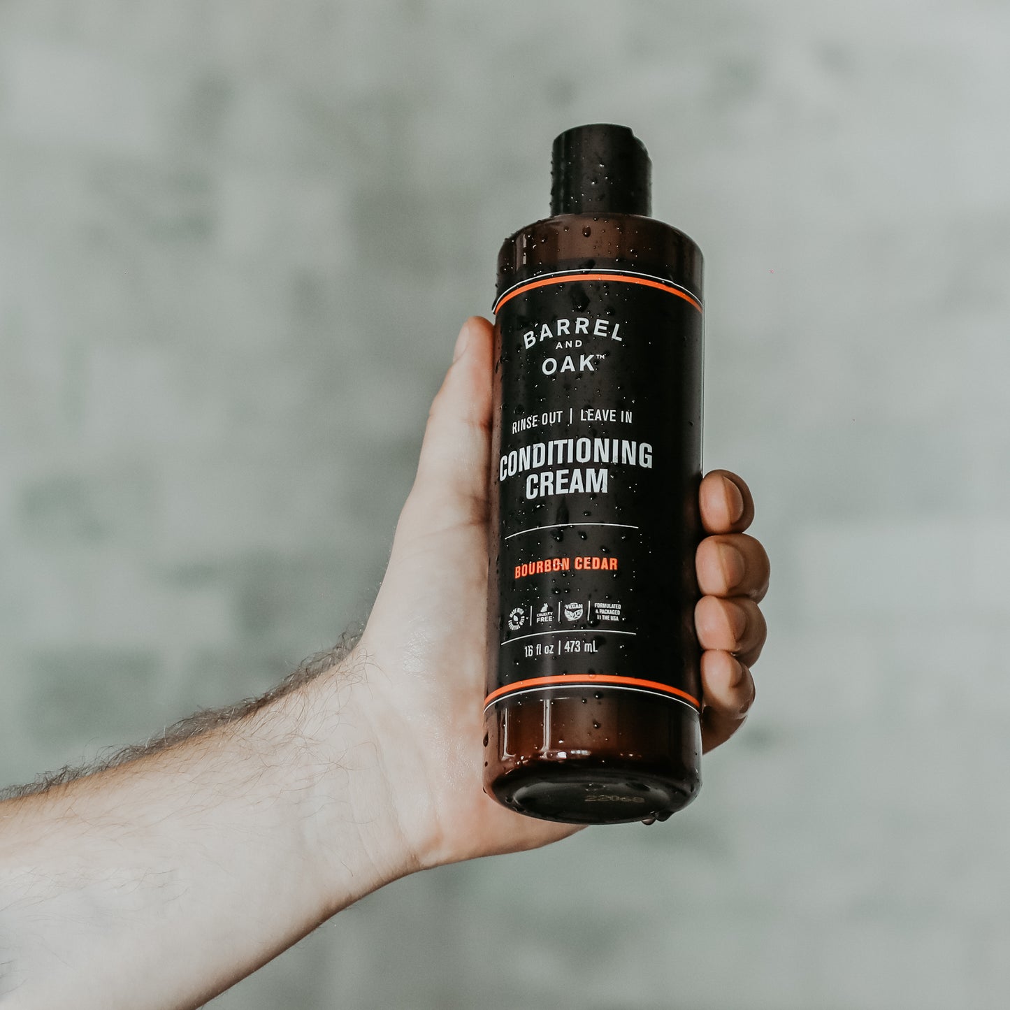 Bourbon Cedar Rinse Out/Leave In Conditioning Cream