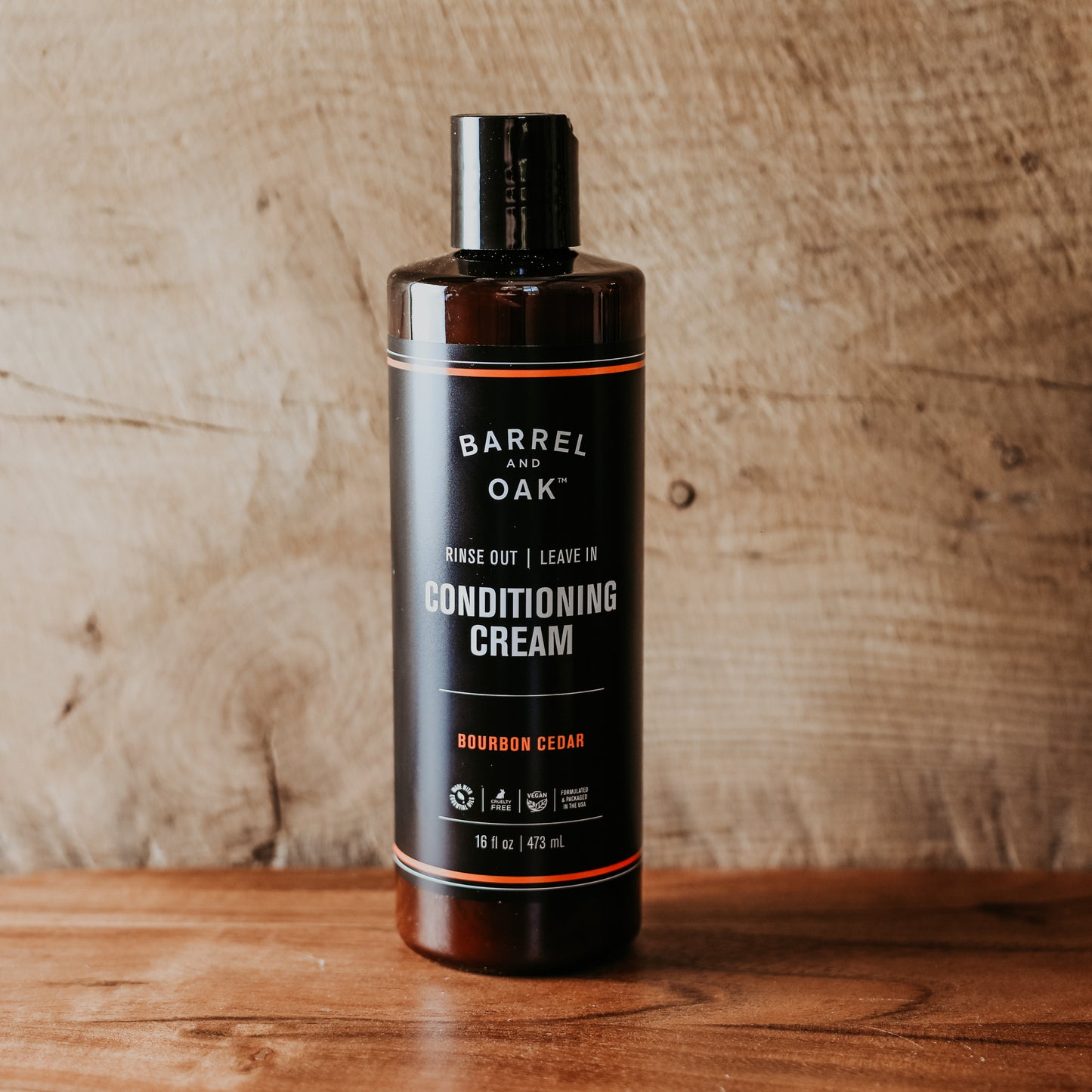 Bourbon Cedar Rinse Out/Leave In Conditioning Cream