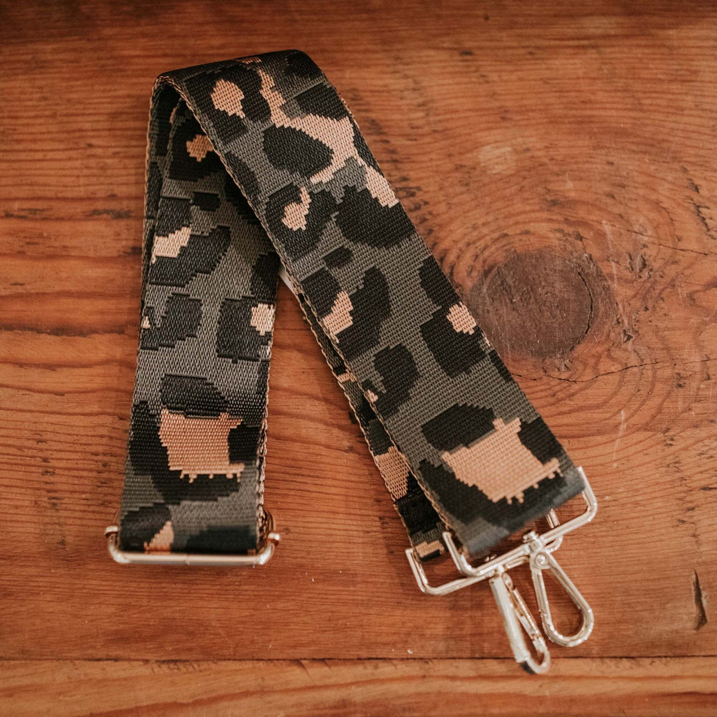 Leopard Print Bag Strap