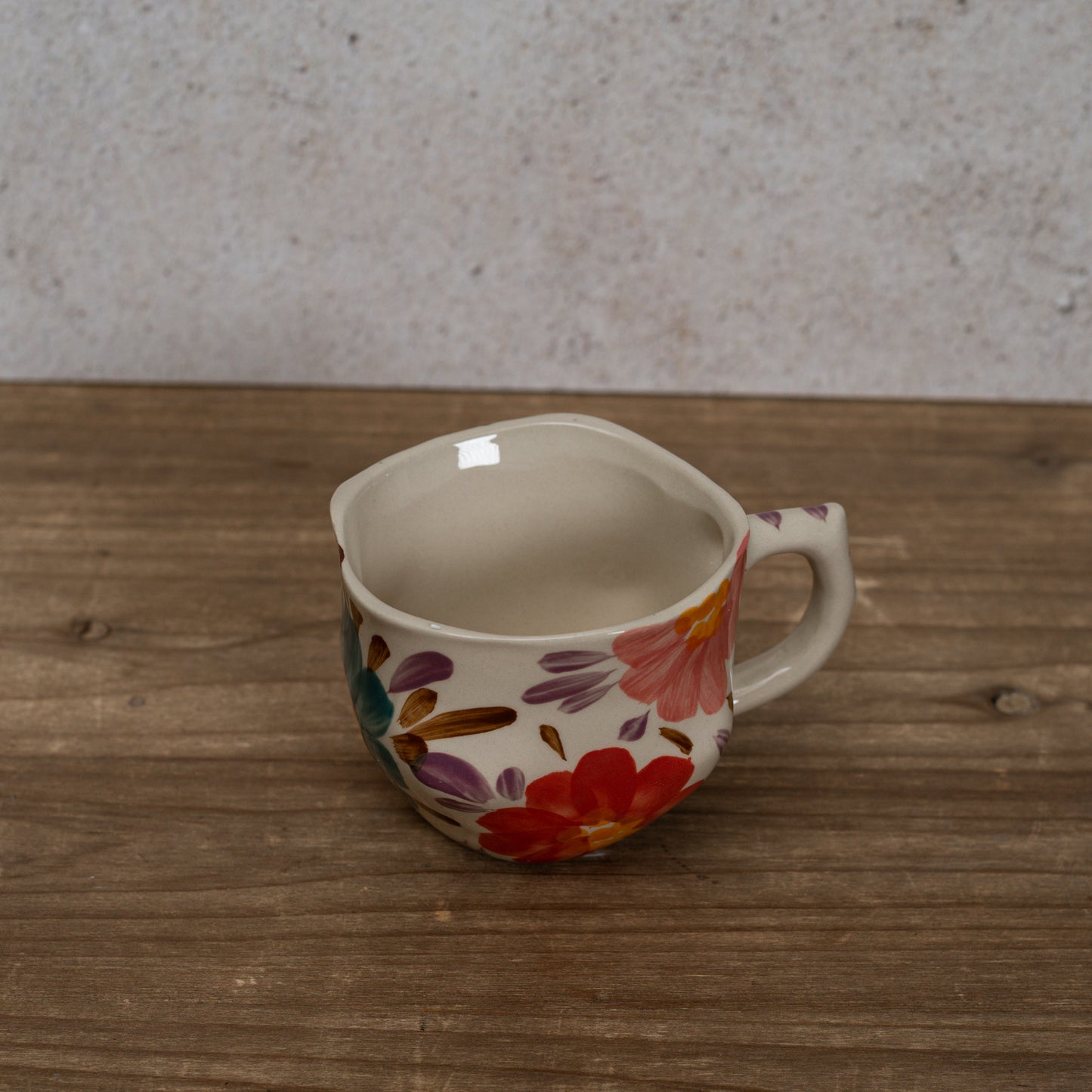 Painted Floral Mug