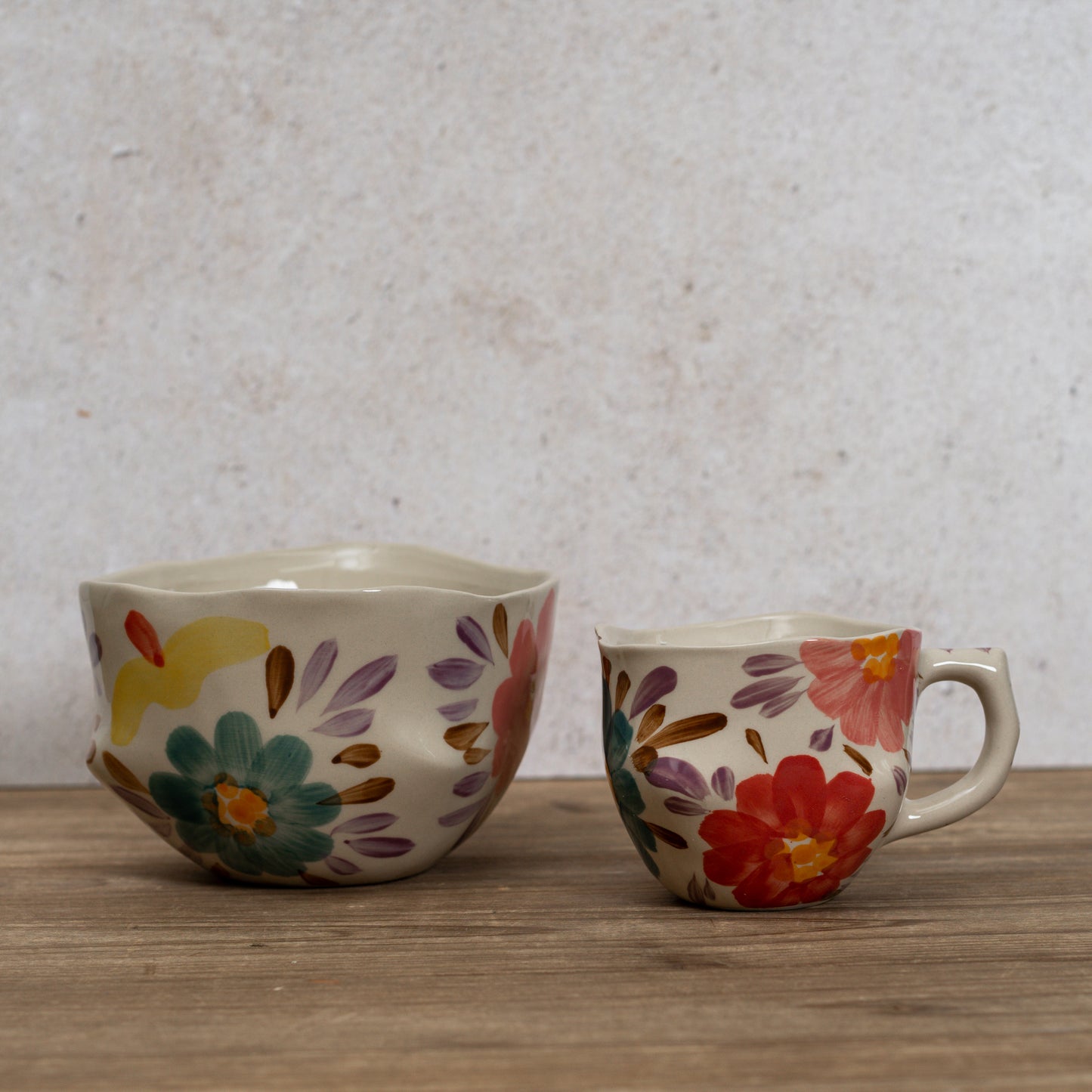 Painted Floral Mug