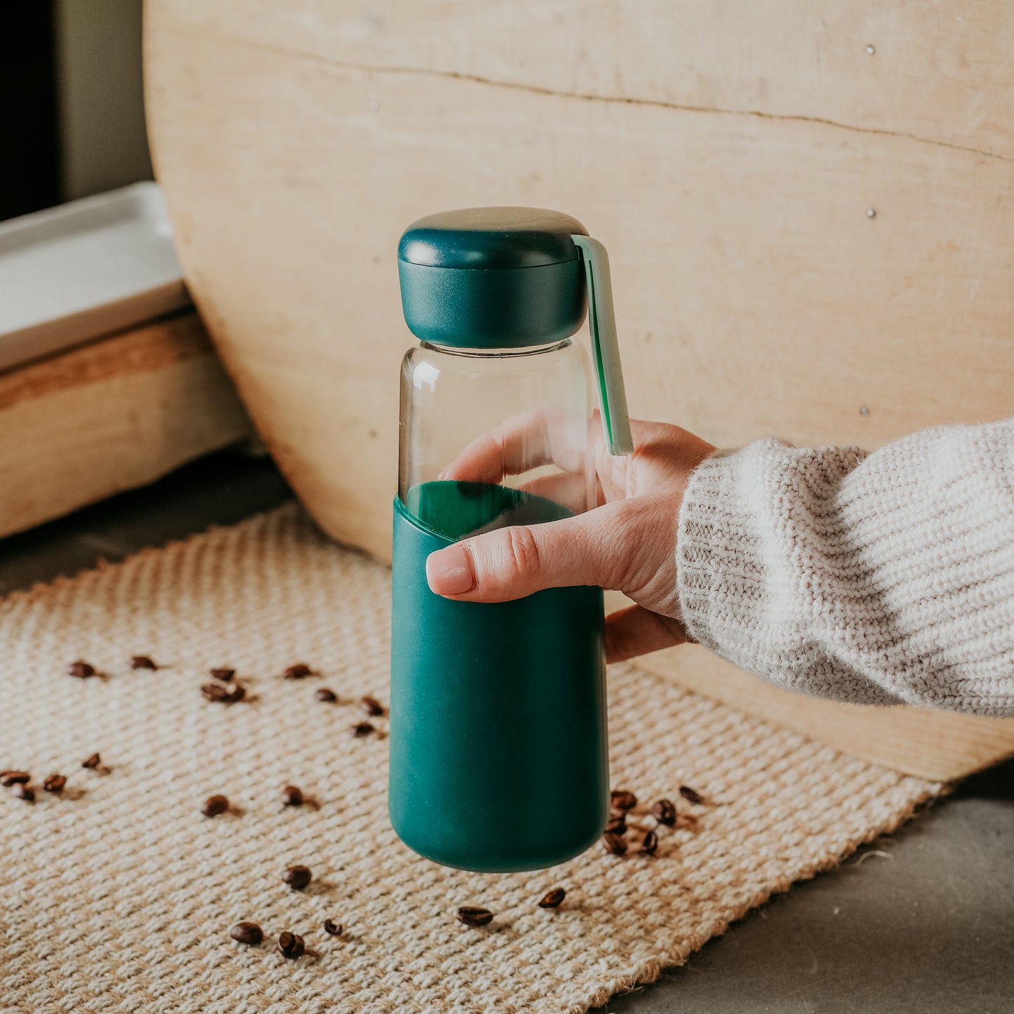 Teal Iced Coffee Tumbler