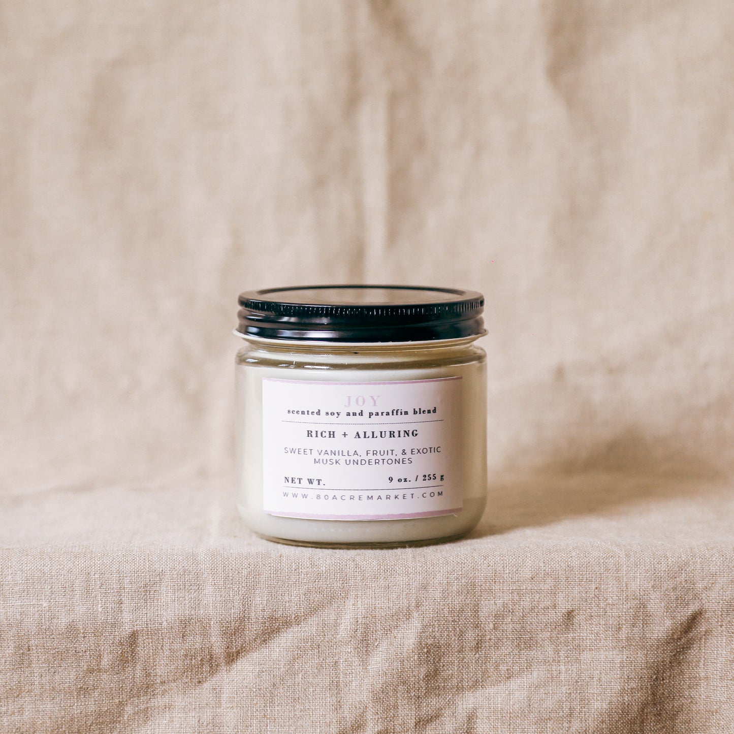 Joy Glass Candle