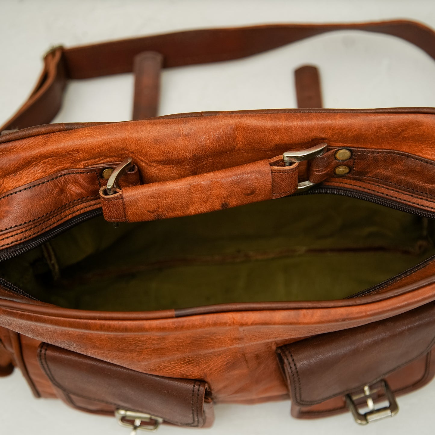 Medium Leather Briefcase