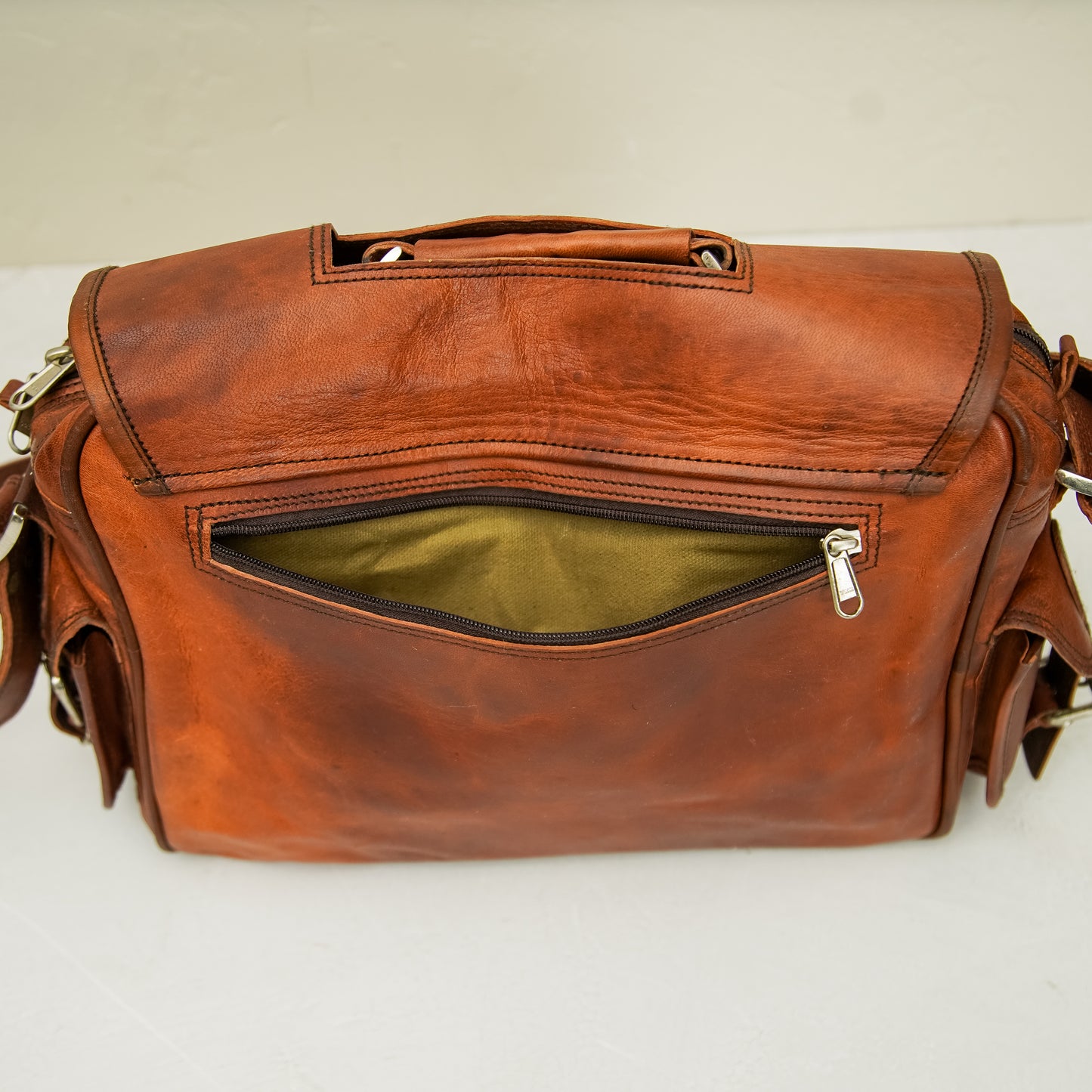 Medium Leather Briefcase