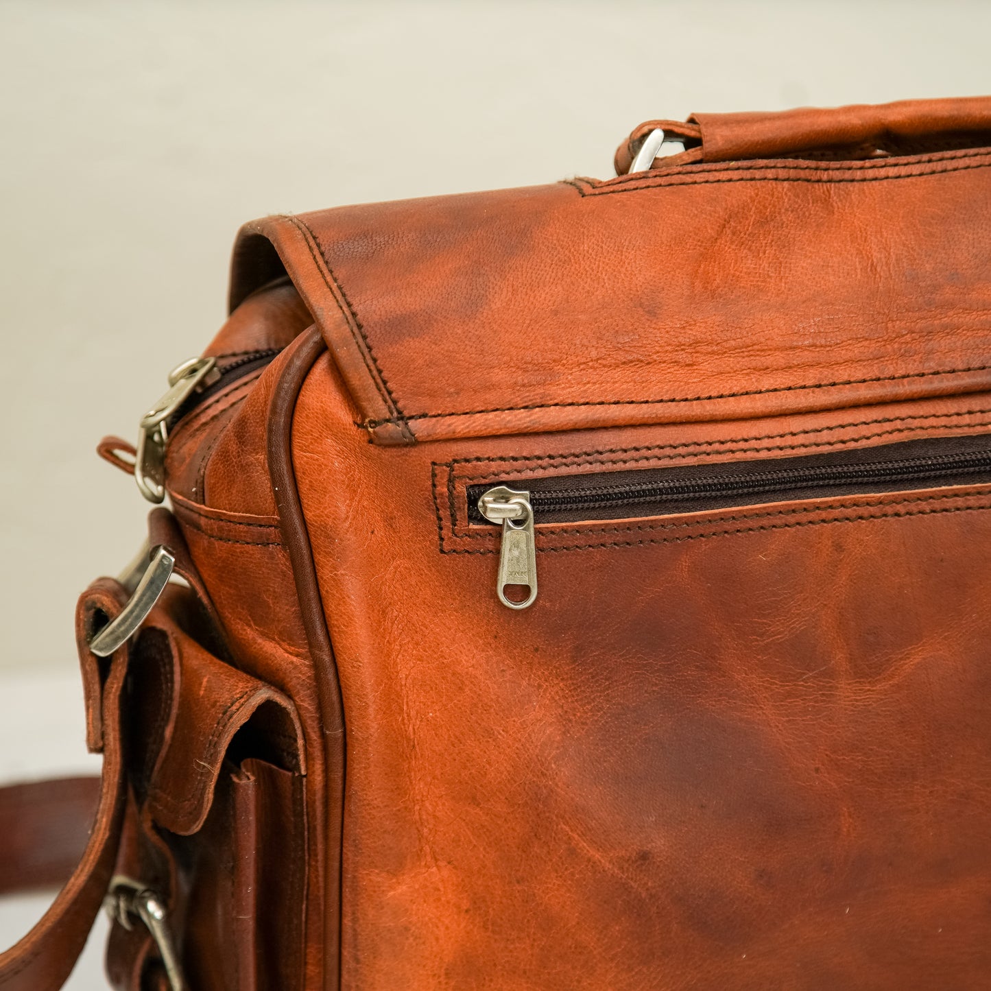 Medium Leather Briefcase