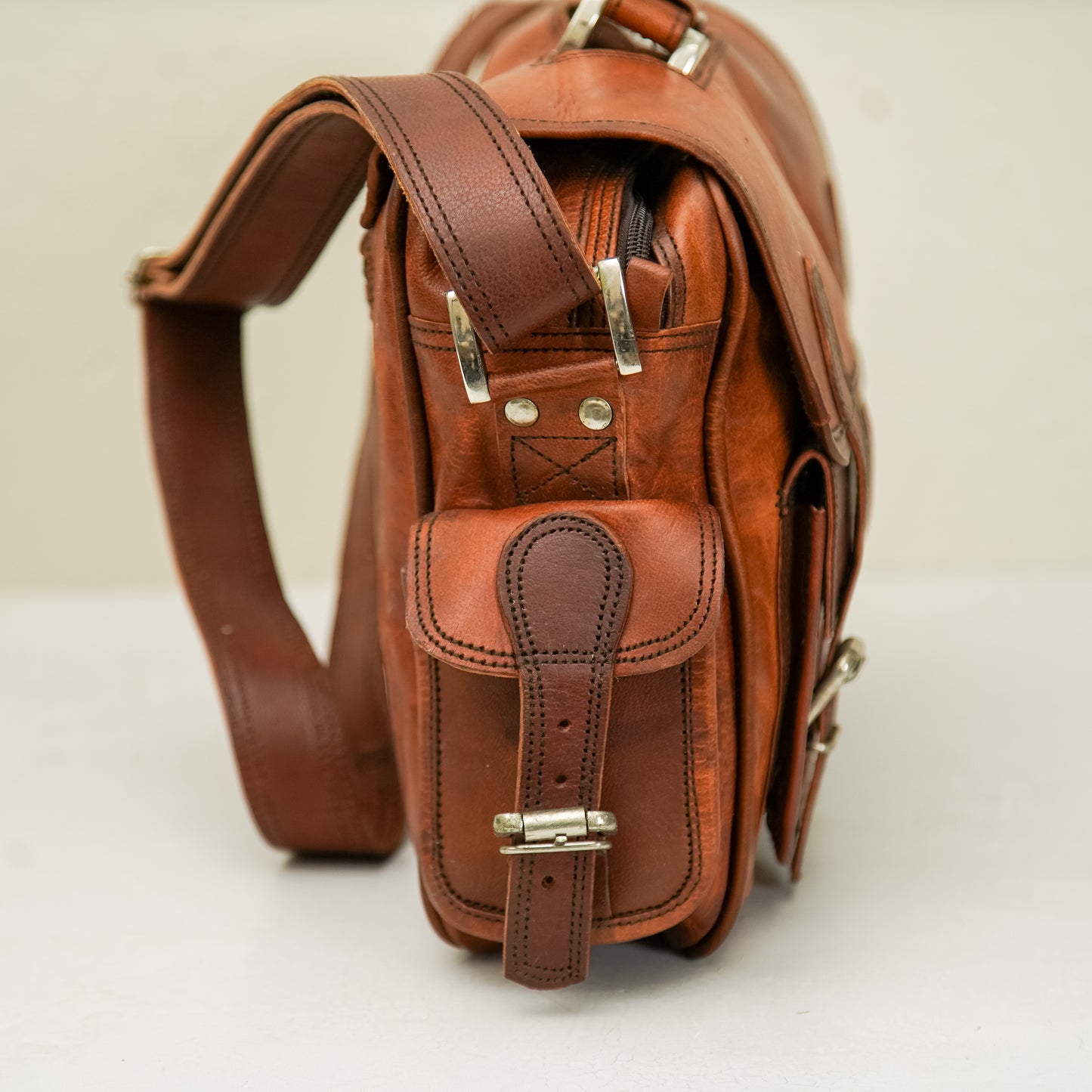 Medium Leather Briefcase