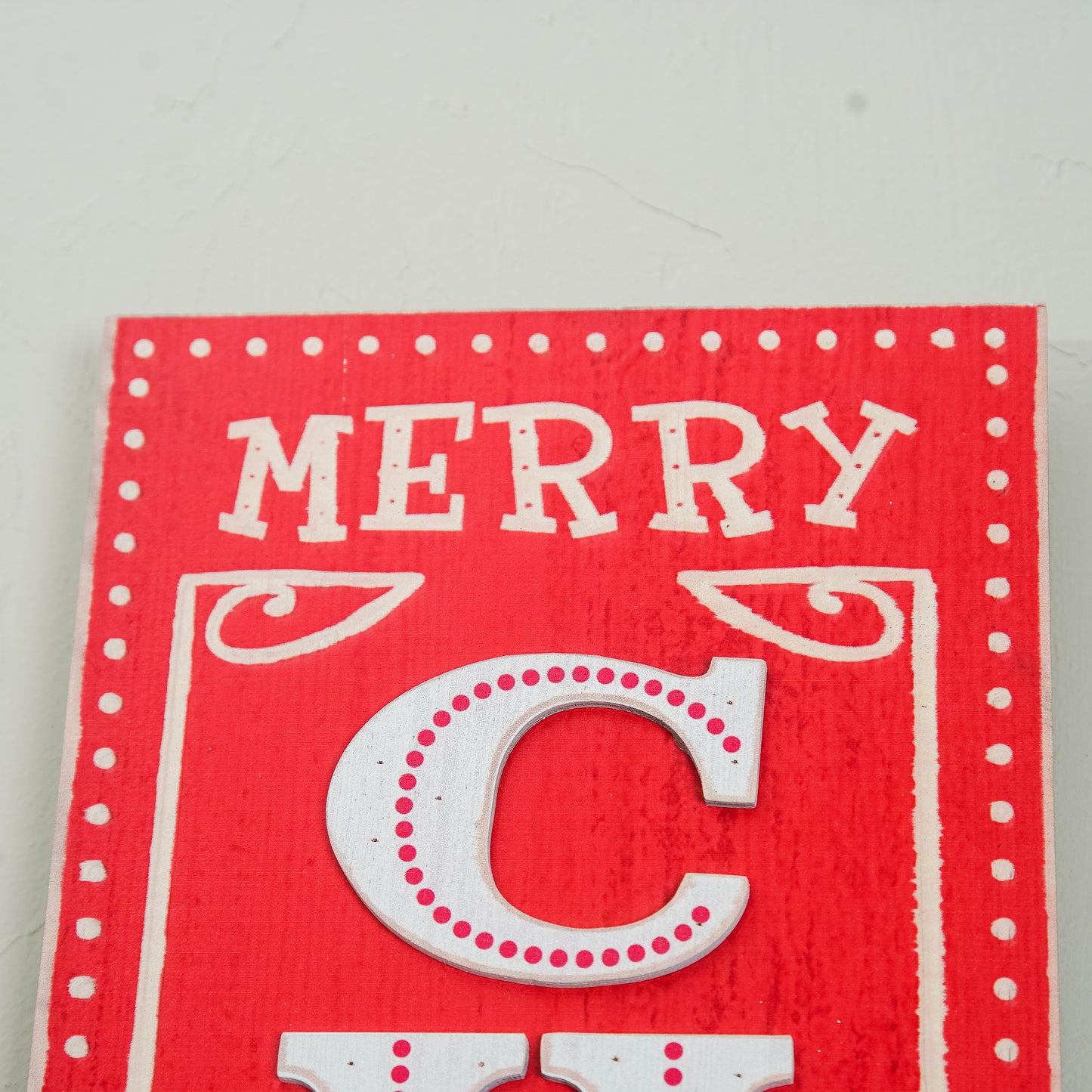 "Merry Christmas" Wood Sign