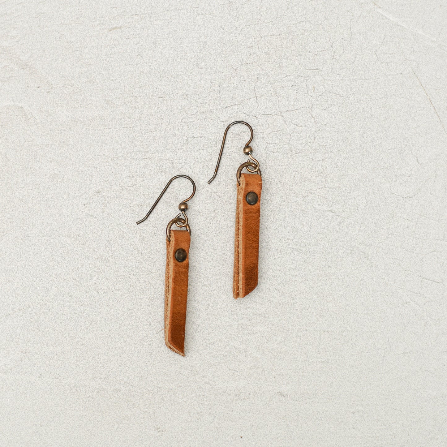 Pendant Leather Earrings