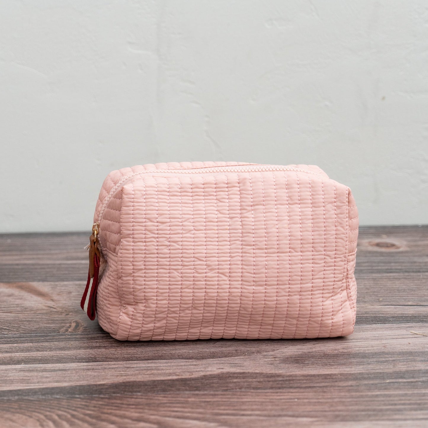 Large Quilted Cosmetic Pouch