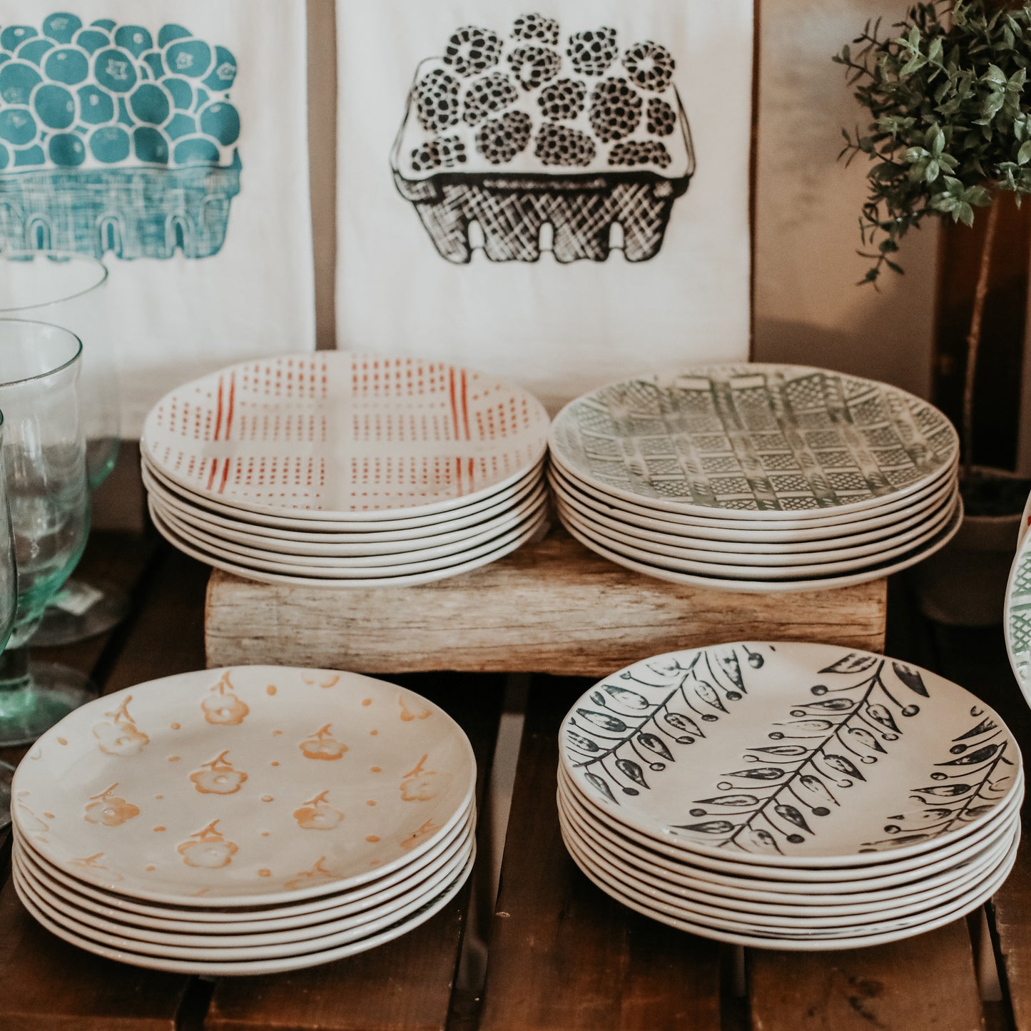 Primary Stoneware Plates