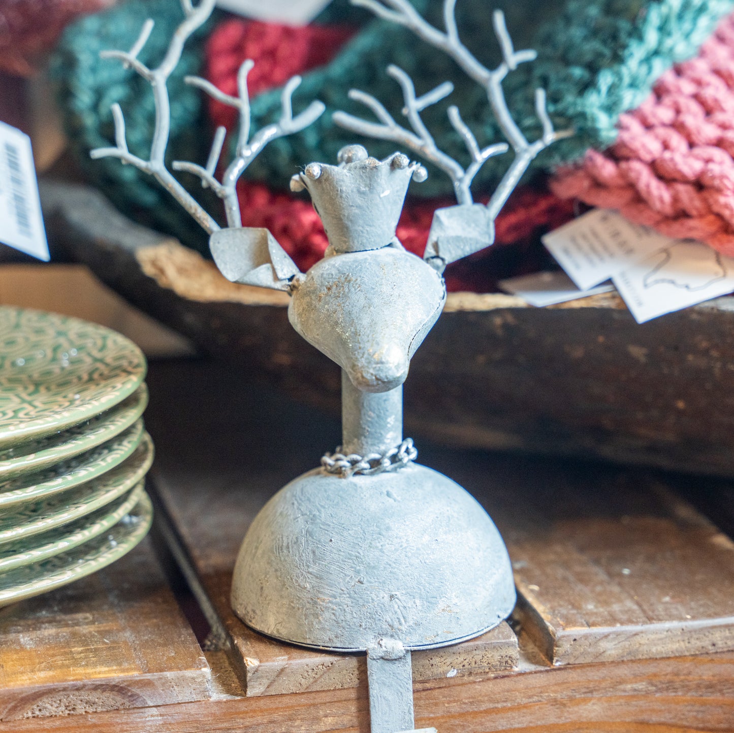 Reindeer Stocking Holders, Set of 2
