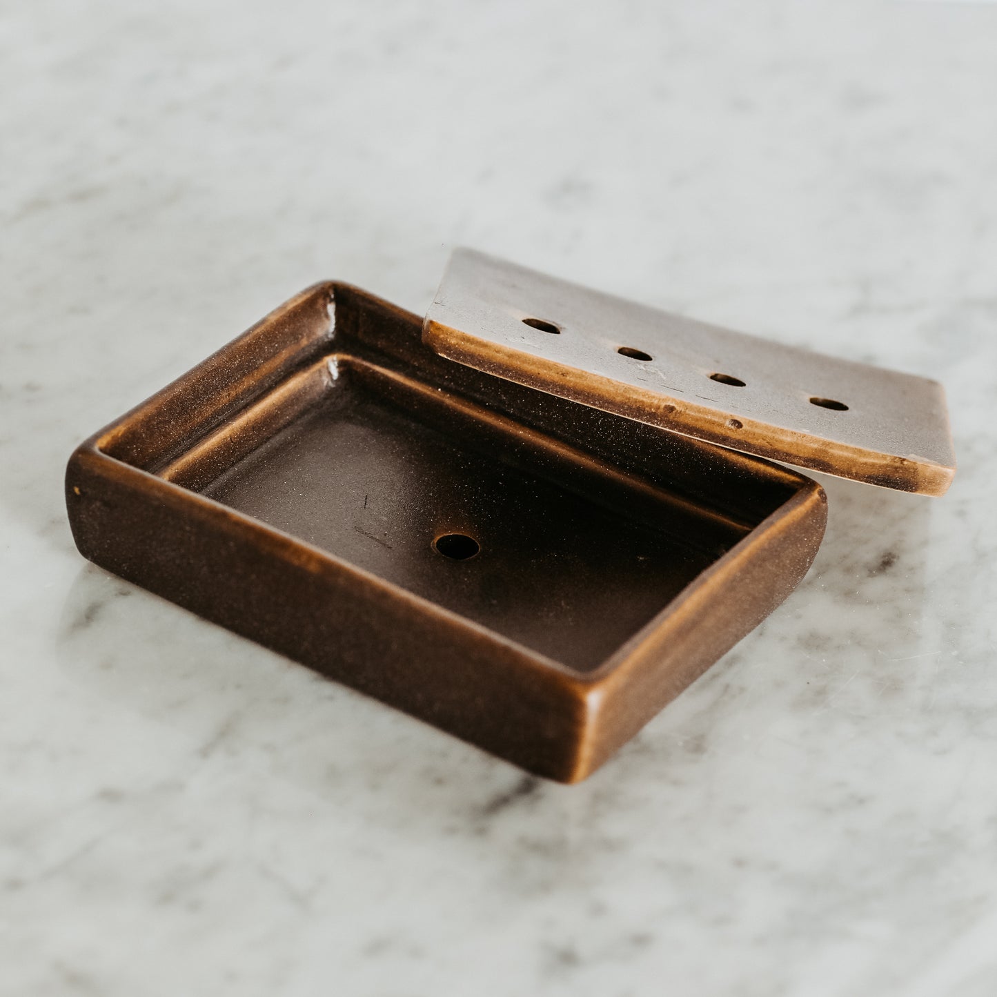 Stoneware Soap Dish