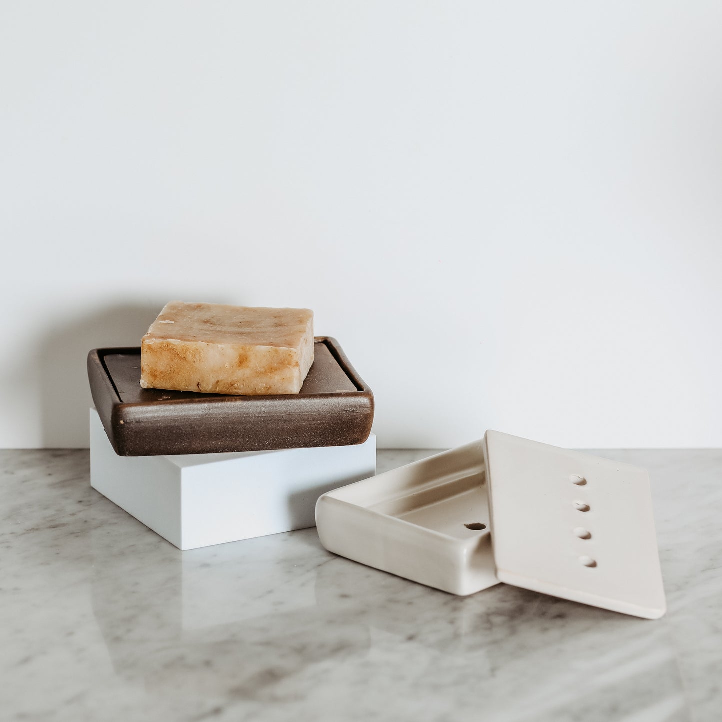 Stoneware Soap Dish