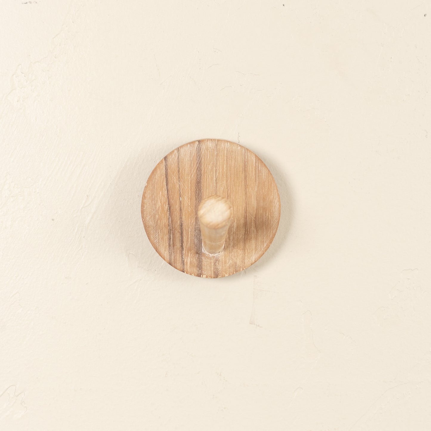 Round Reclaimed Wood Coat Hook