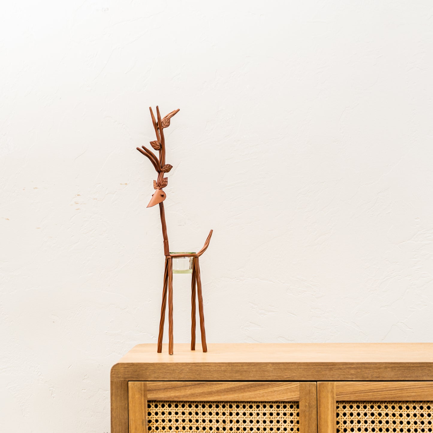 Rustic Reindeer with Tealight Holder