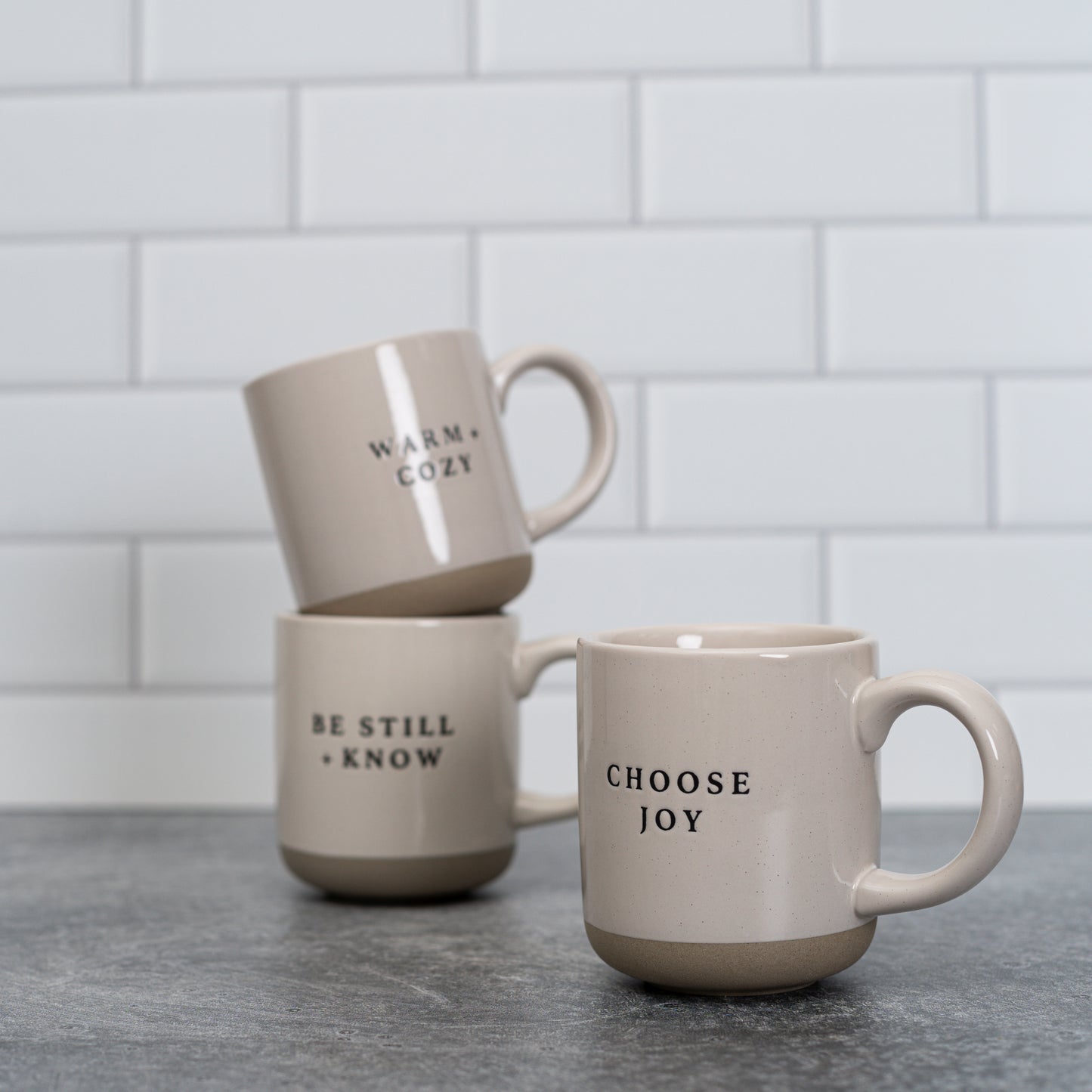Stoneware Coffee Mugs