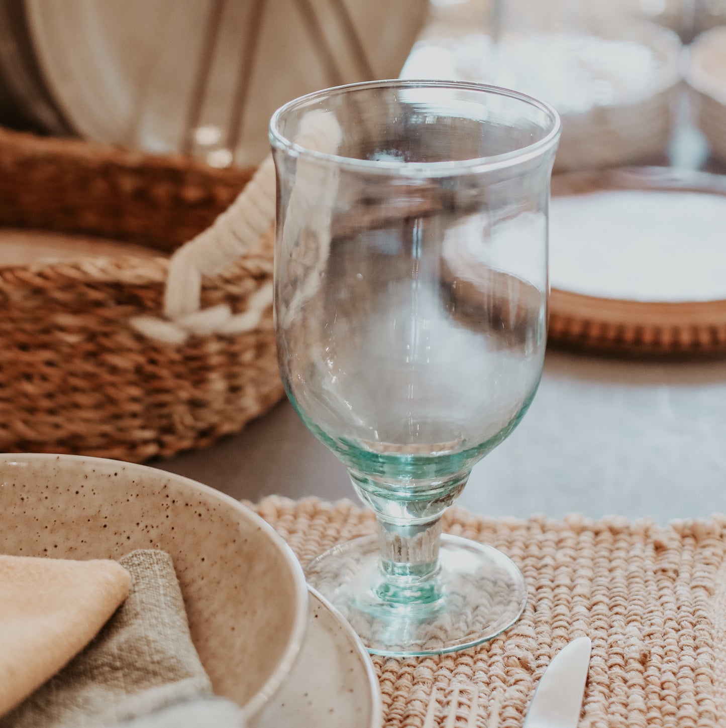 Recycled Water Goblet