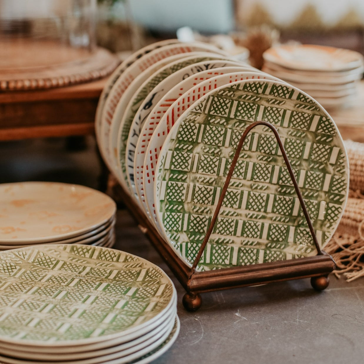 Primary Stoneware Plates