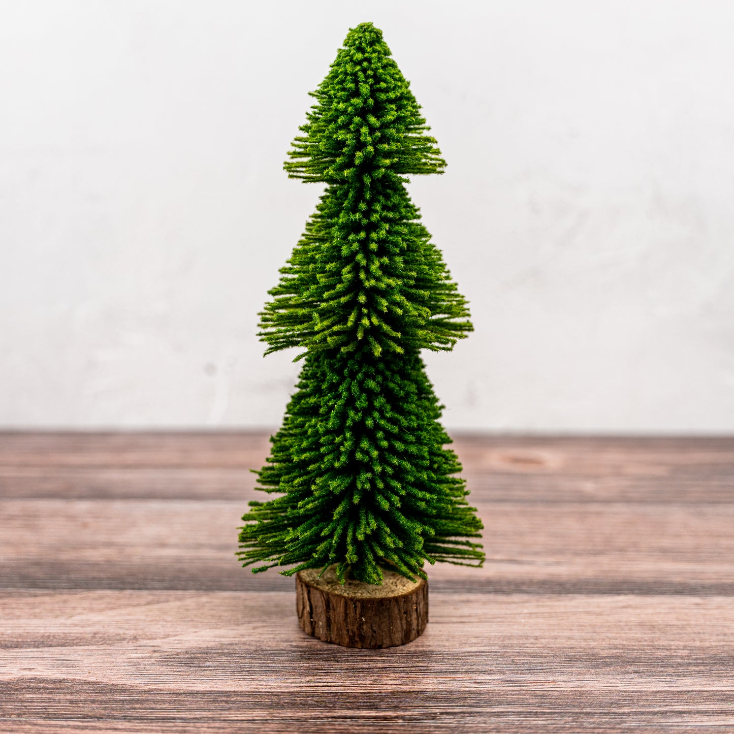 Green Bottle Brush Trees, Three Sizes