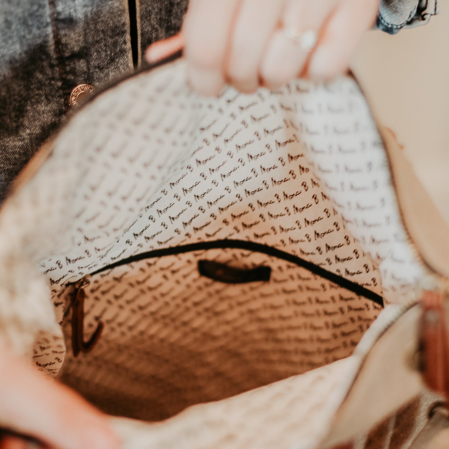 Tan Canvas Tote