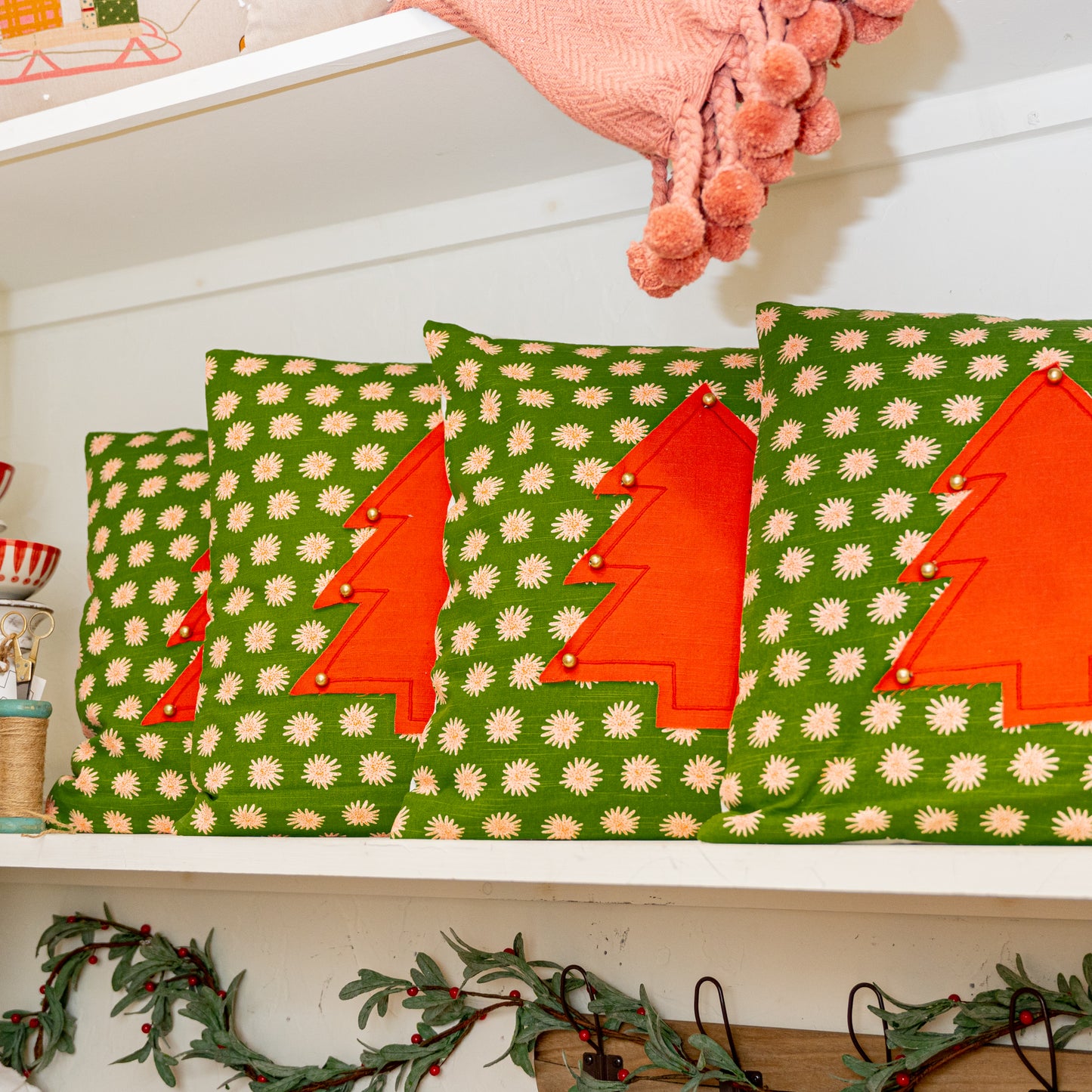 Tree Appliqué Pillow