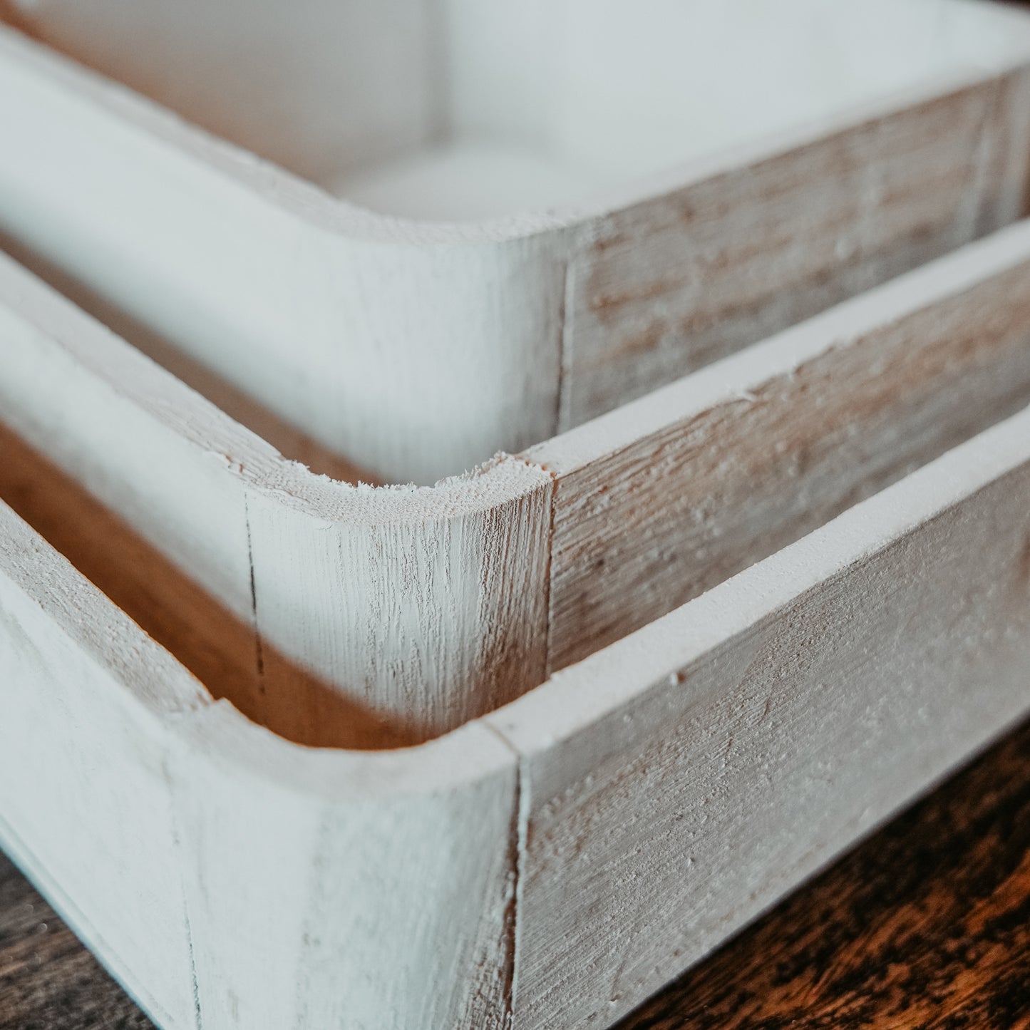 Square Wooden Tray