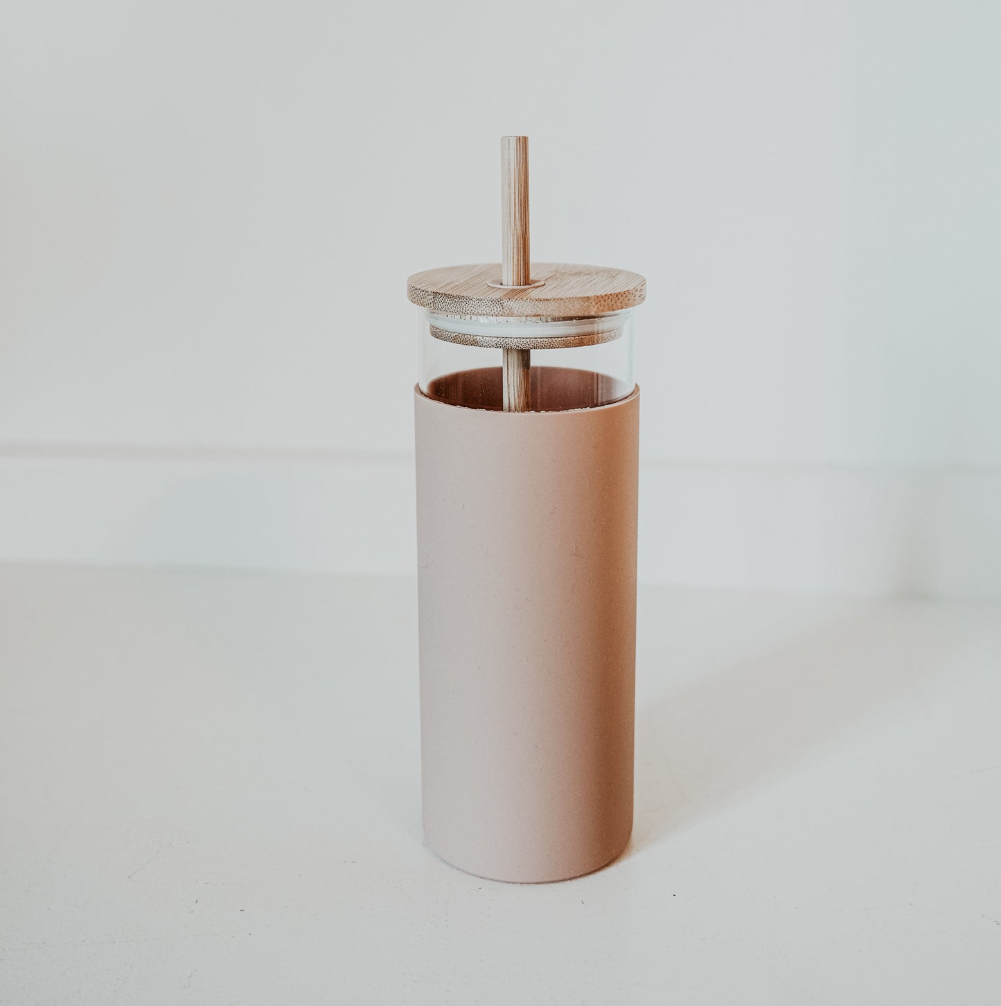 Water Bottle w/ Straw
