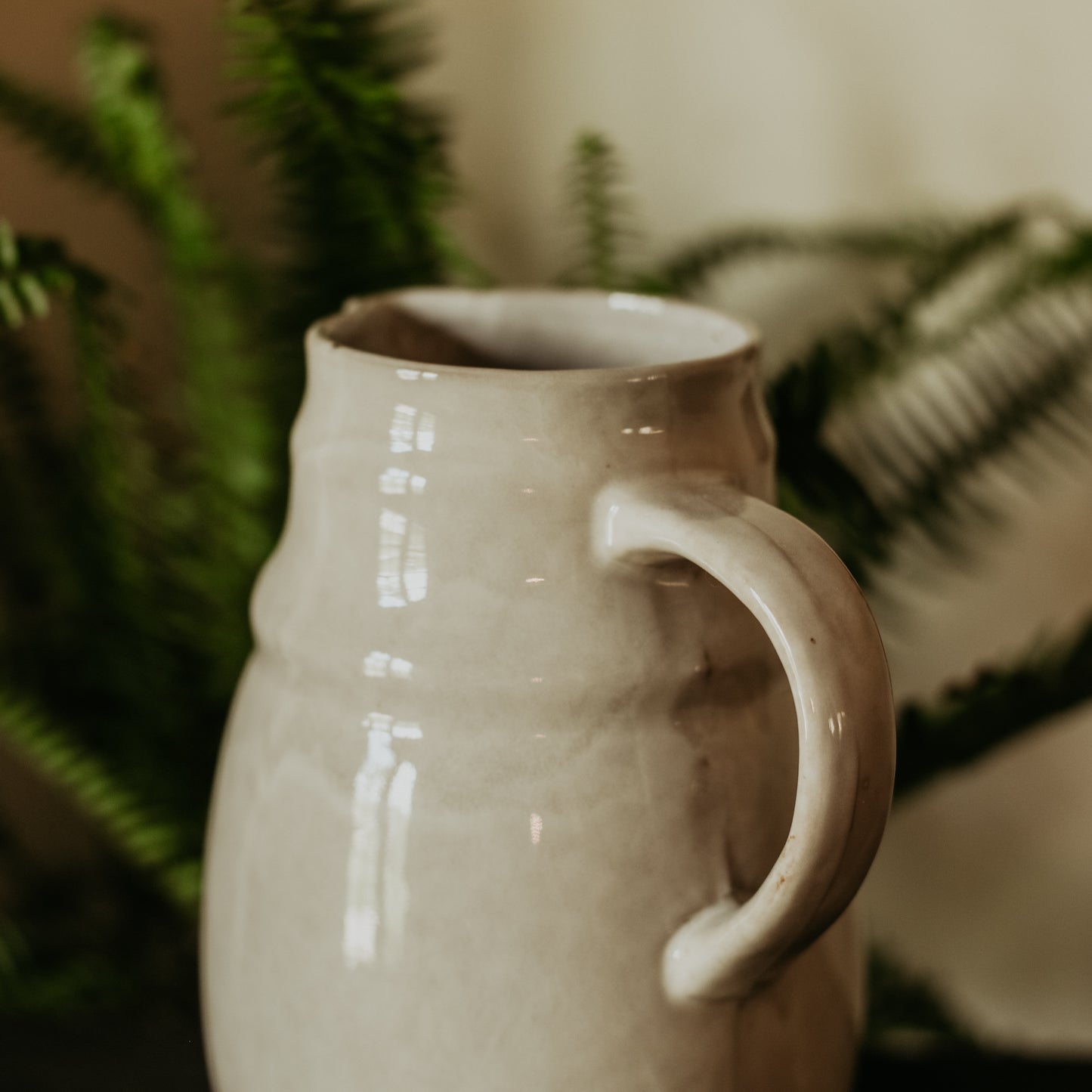 Reactive Glaze Pitcher