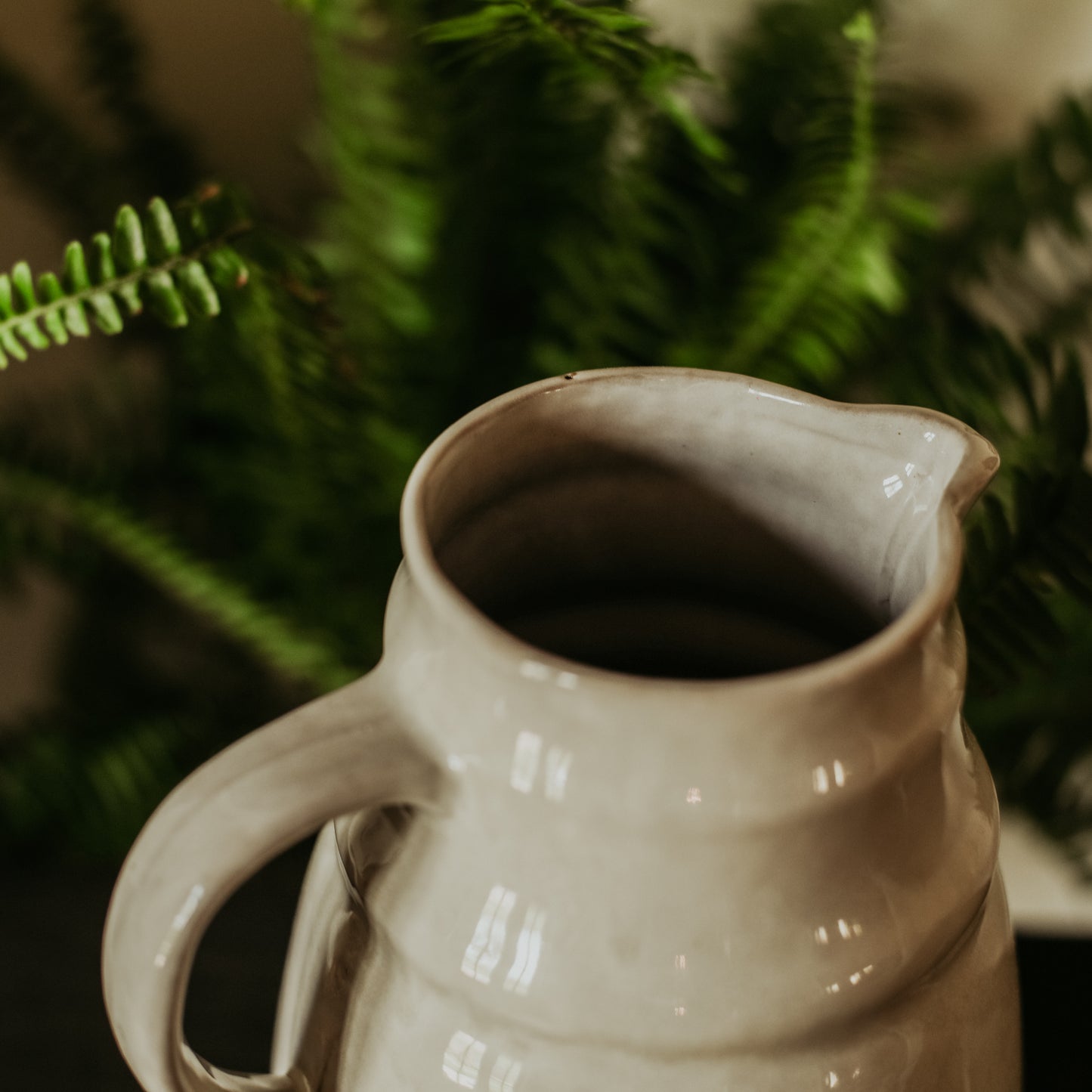 Reactive Glaze Pitcher