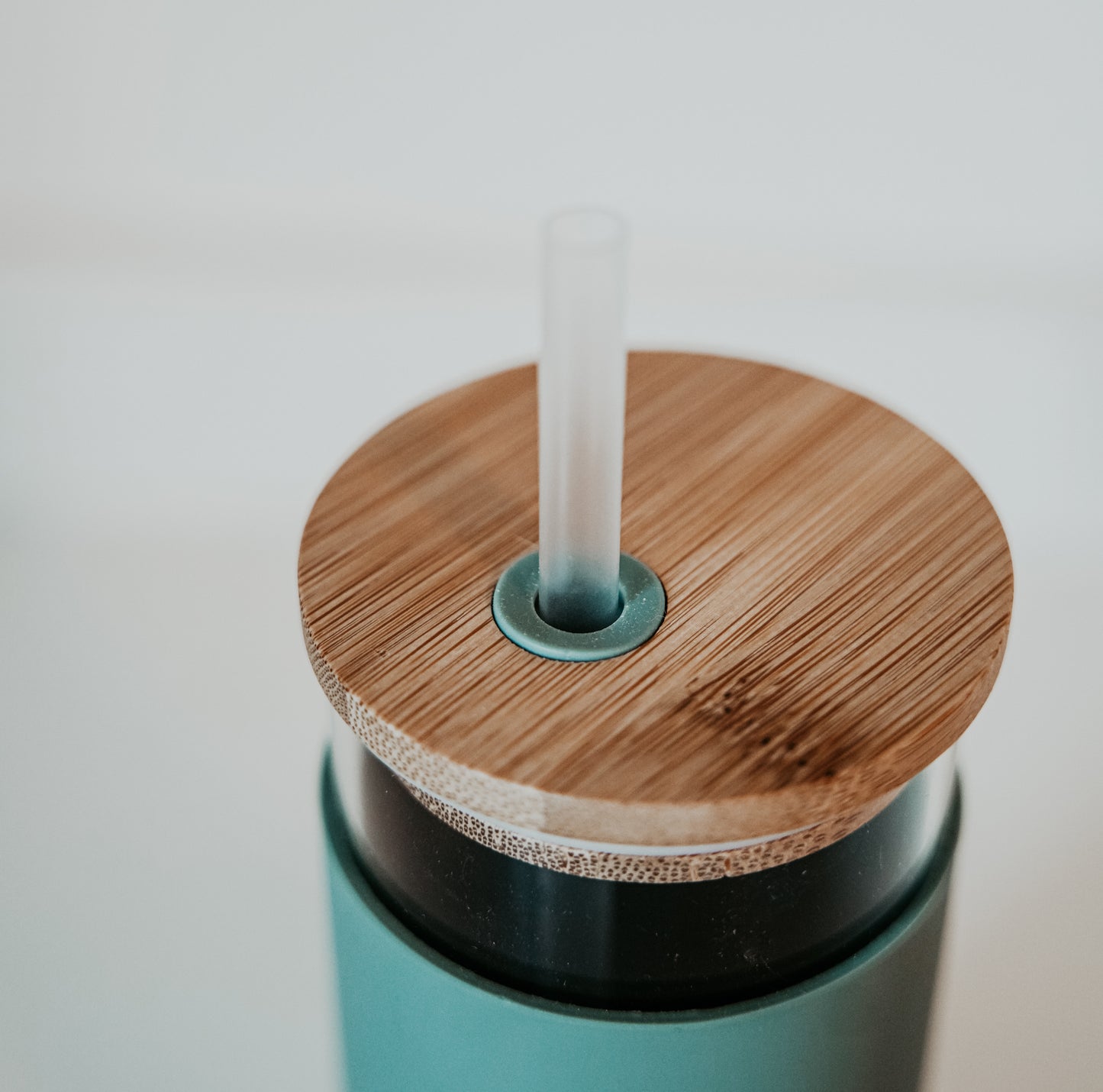 Water Bottle w/ Straw