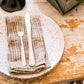 Brown Square Linen Napkins