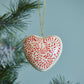 Paper Mache Heart Ornament