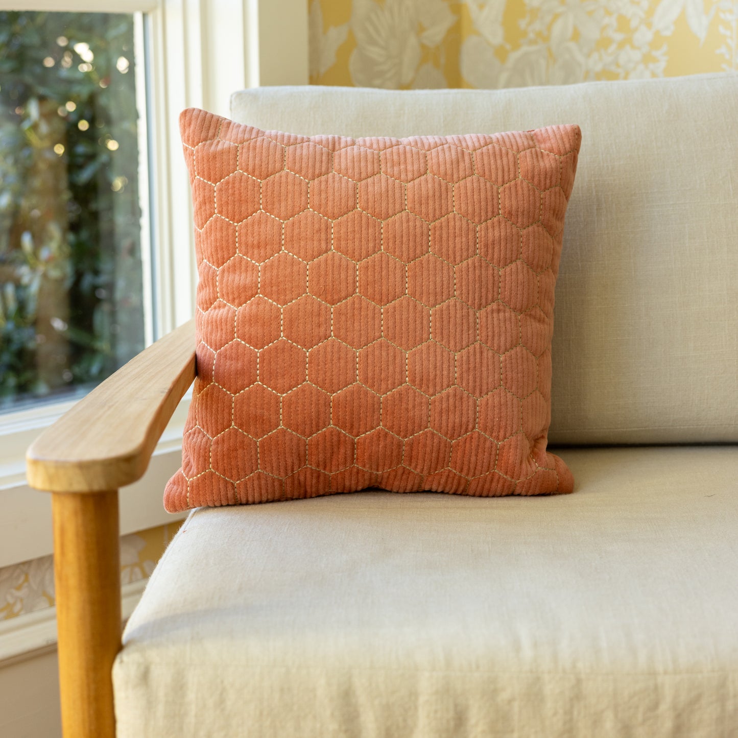 Hex Detailed Pillow