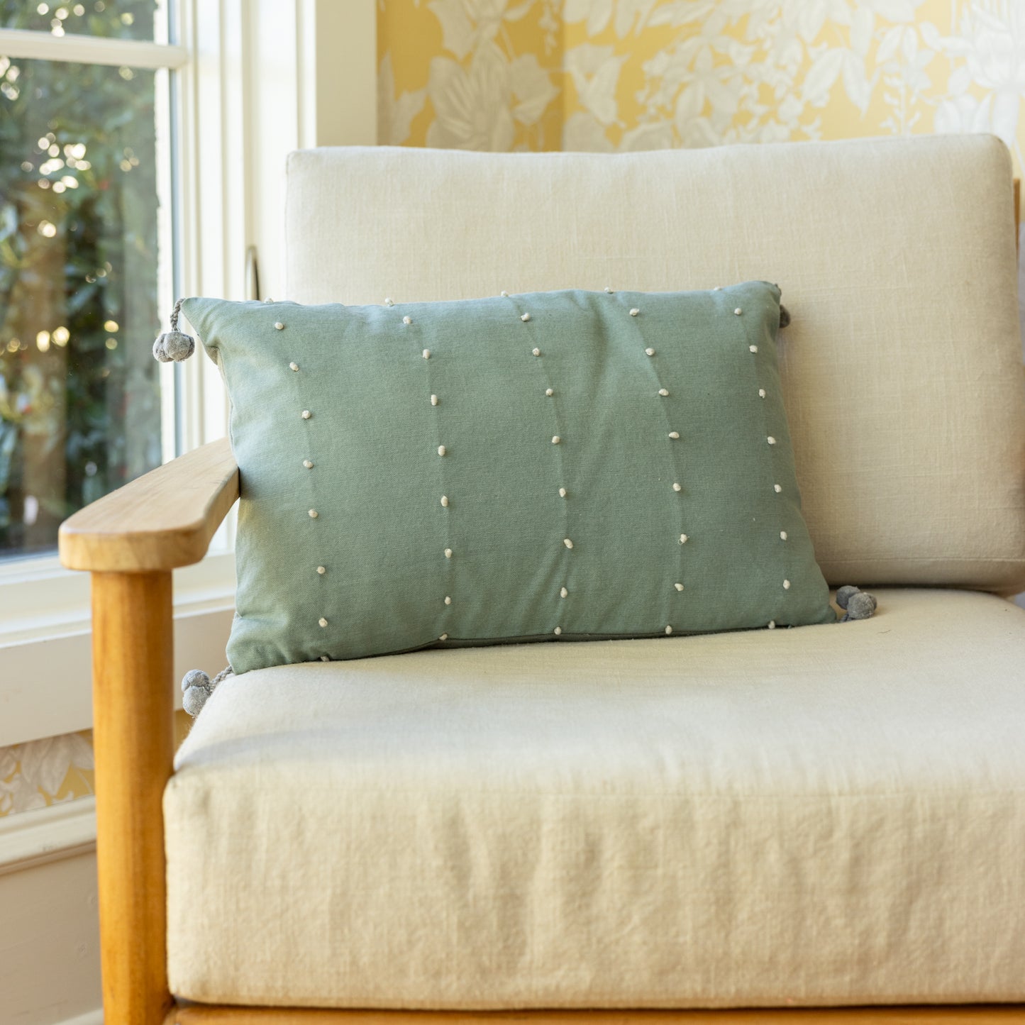 French Knot Pillow