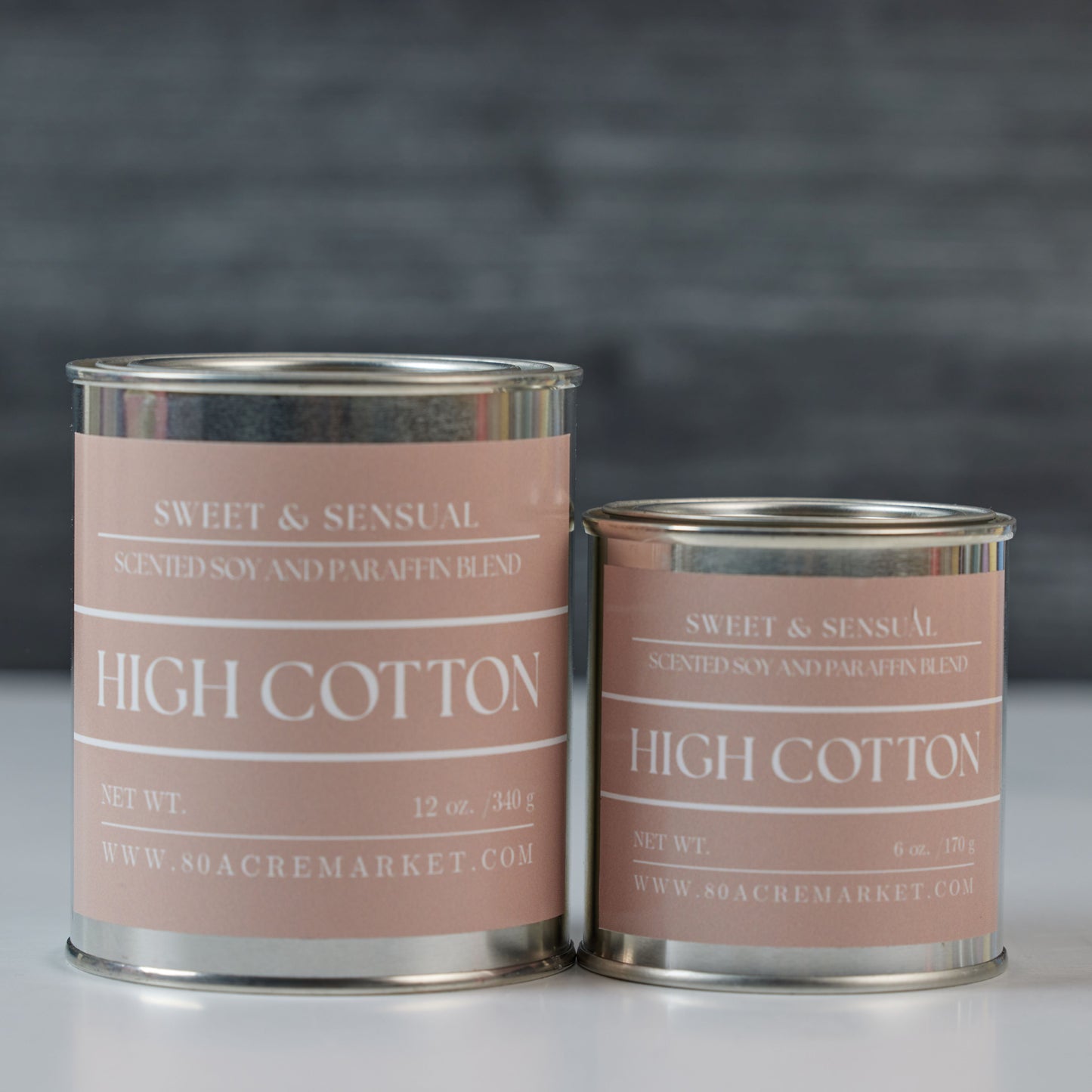 High Cotton Tin Candle