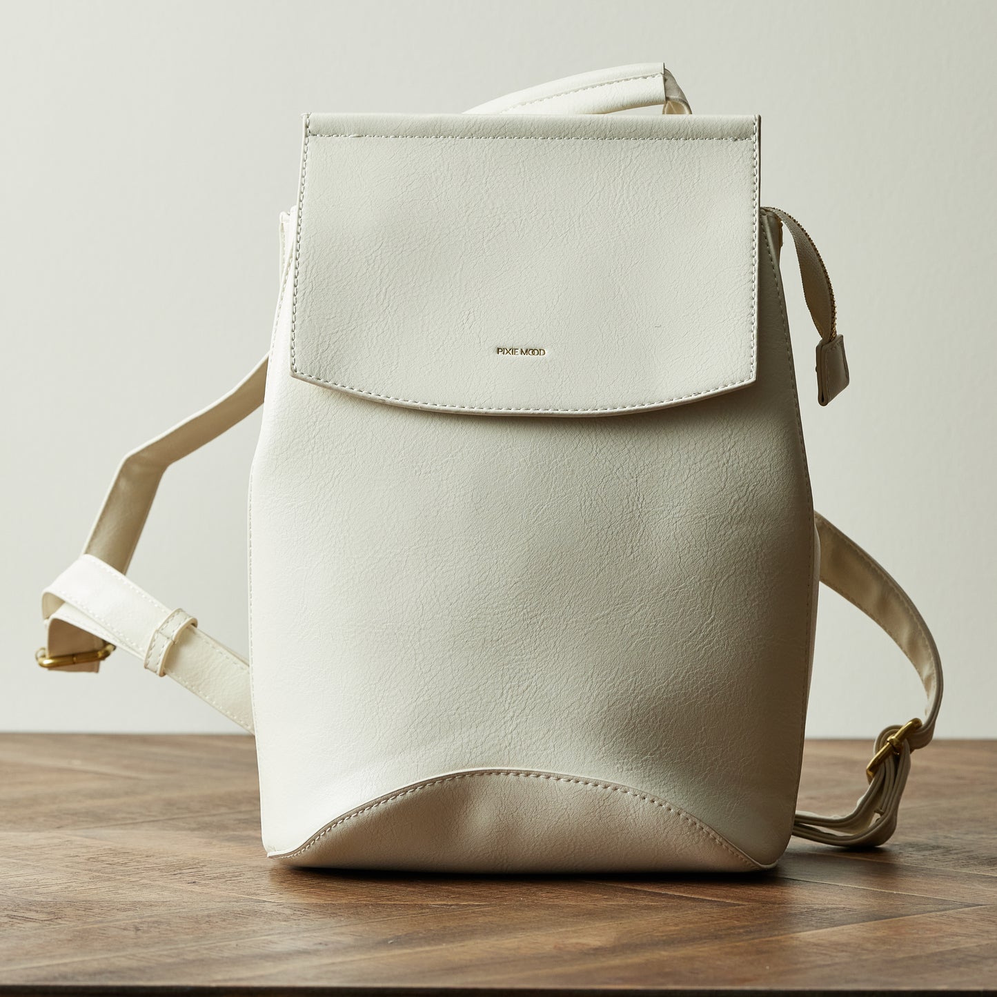 Convertible Leather Mini Backpack