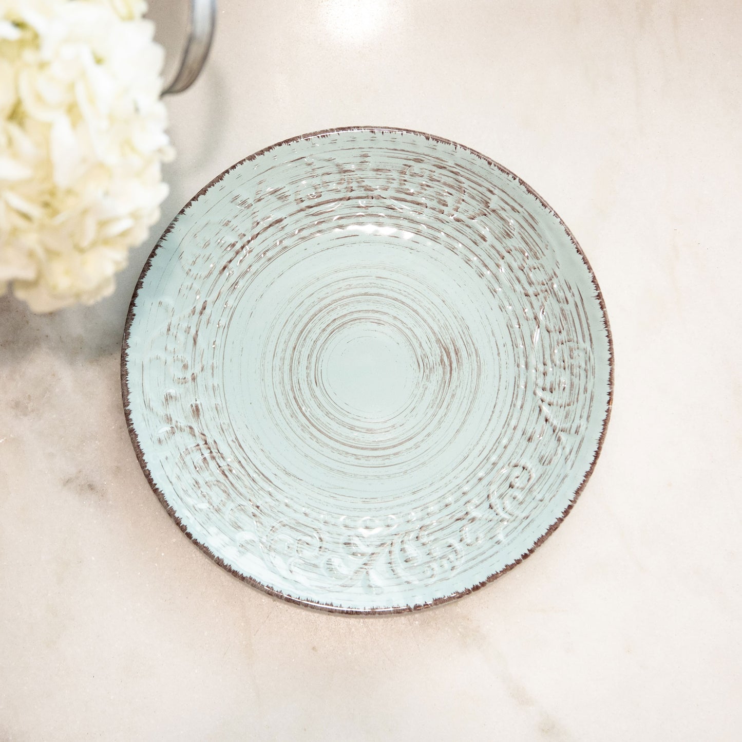 Rustic Flare Blue Dinner Plate