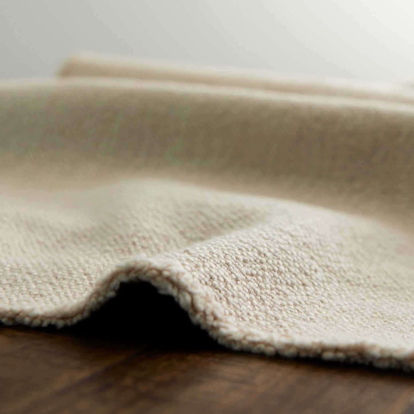 Beige Cotton Table Runner